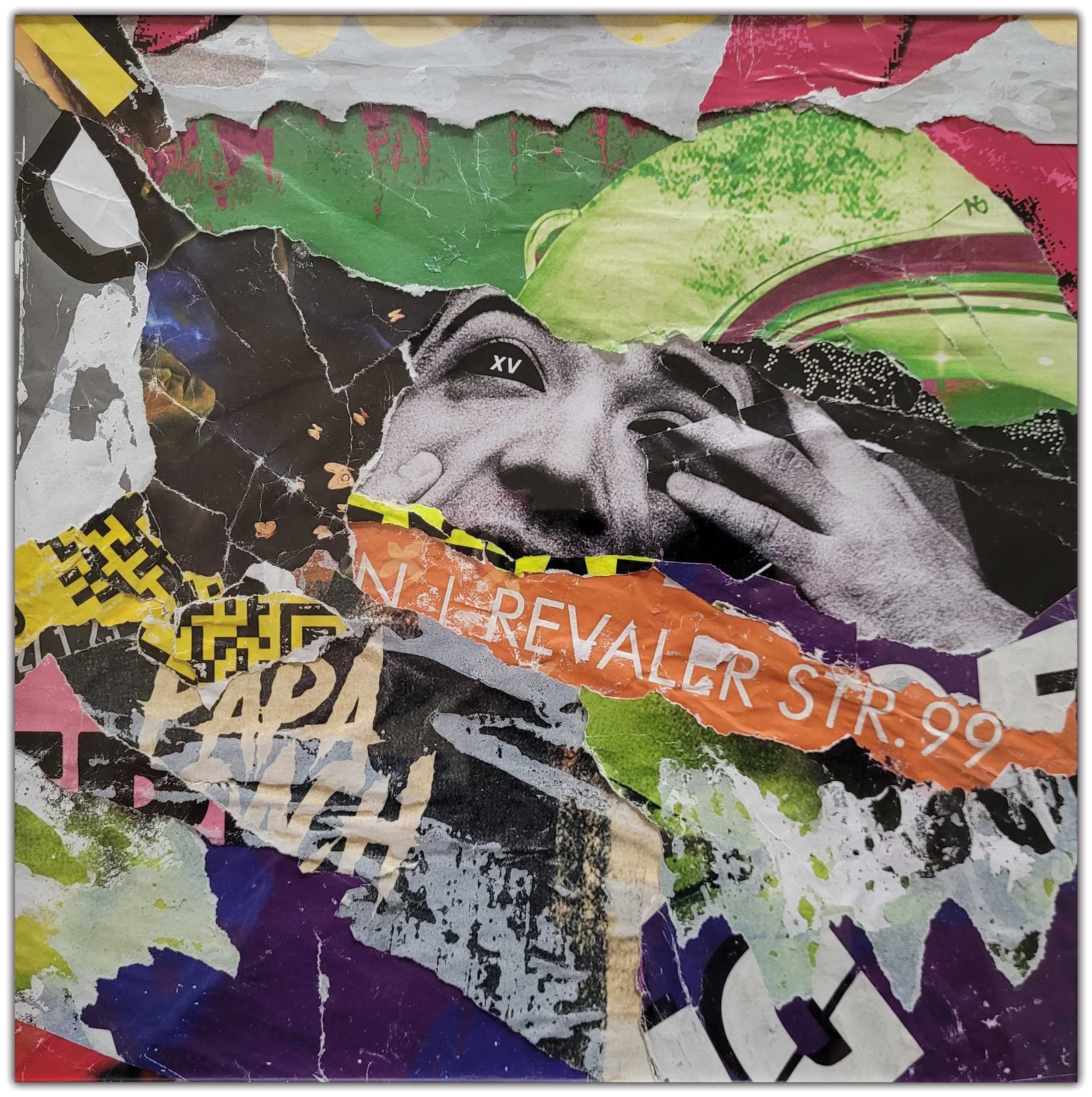 Street Poster Art - Berlin 2023 No 4. - 32 x 32 cm