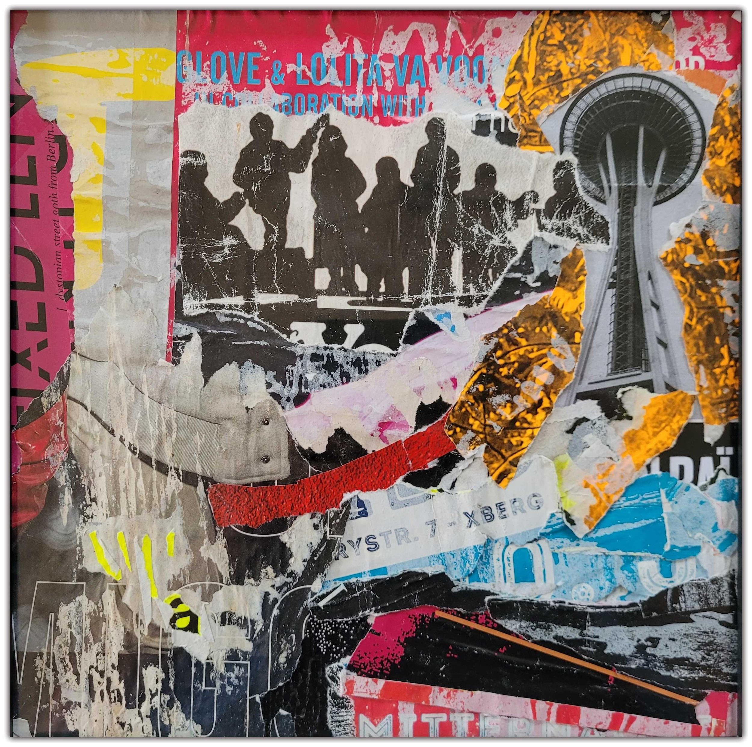 Street Poster Art - Berlin 2023 No 5. - 32 x 32 cm