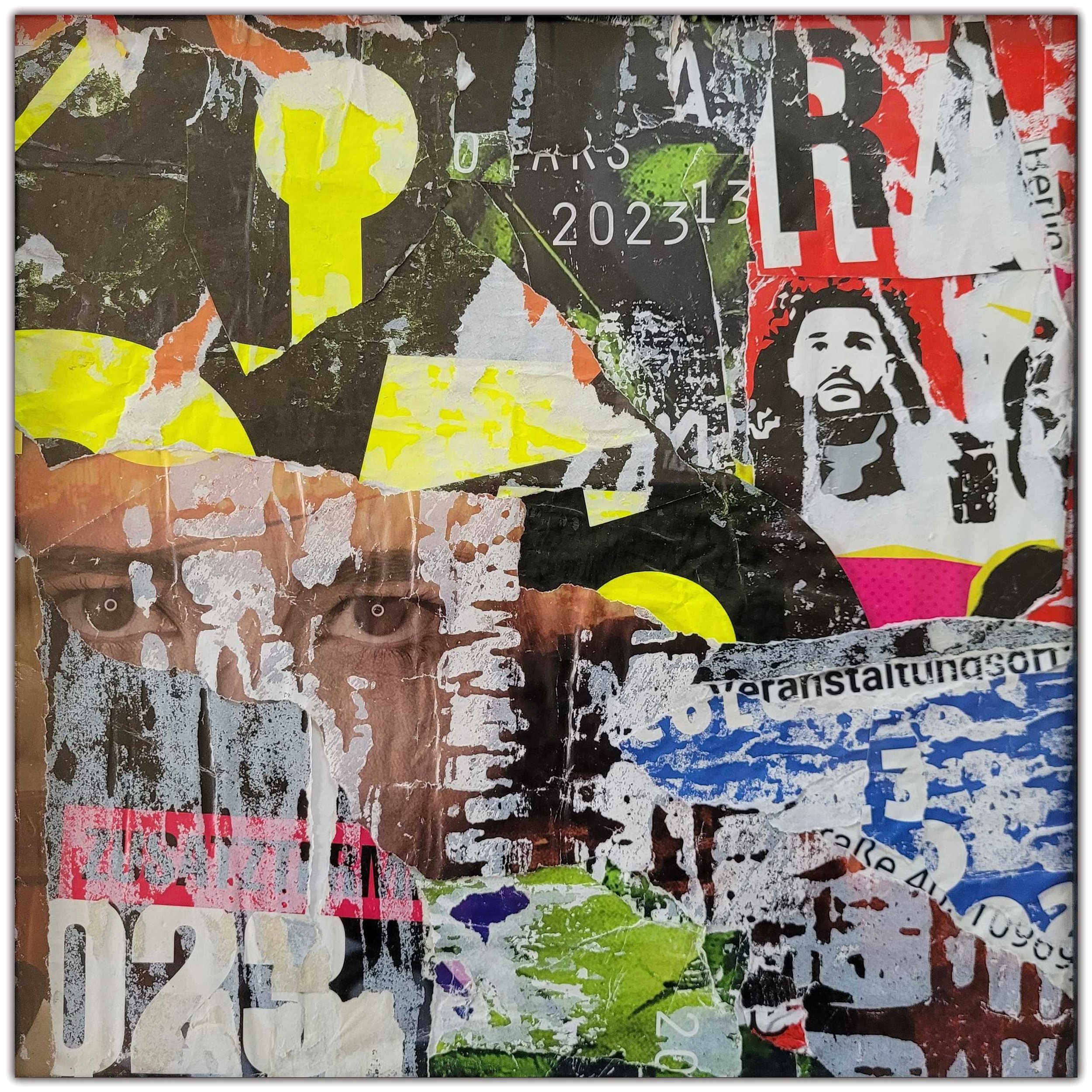 Street Poster Art - Berlin 2023 No 6. - 32 x 32 cm