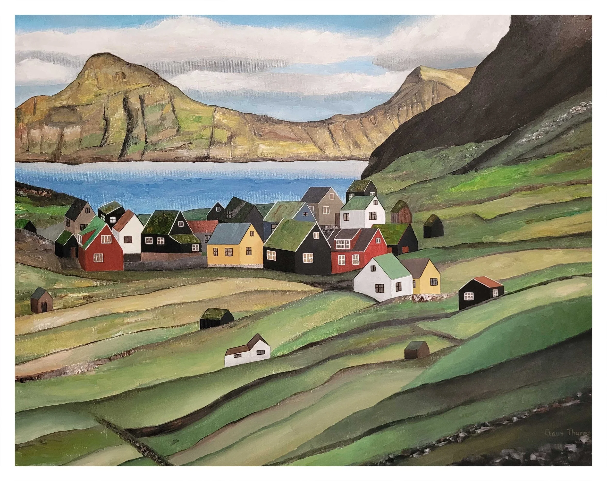 Nordøstkysten - 100 x 80 cm