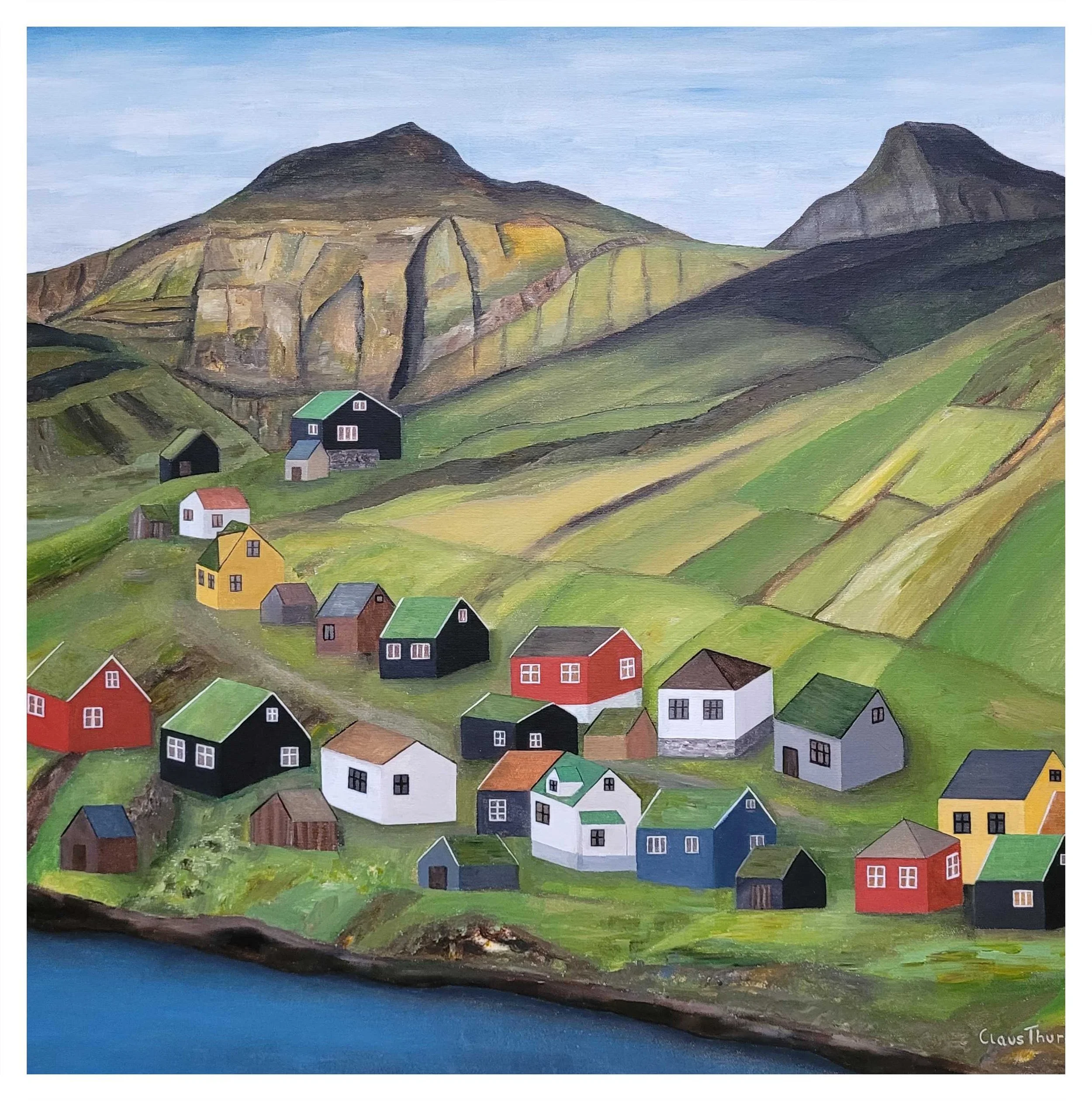 Strømø - 80 x 80 cm