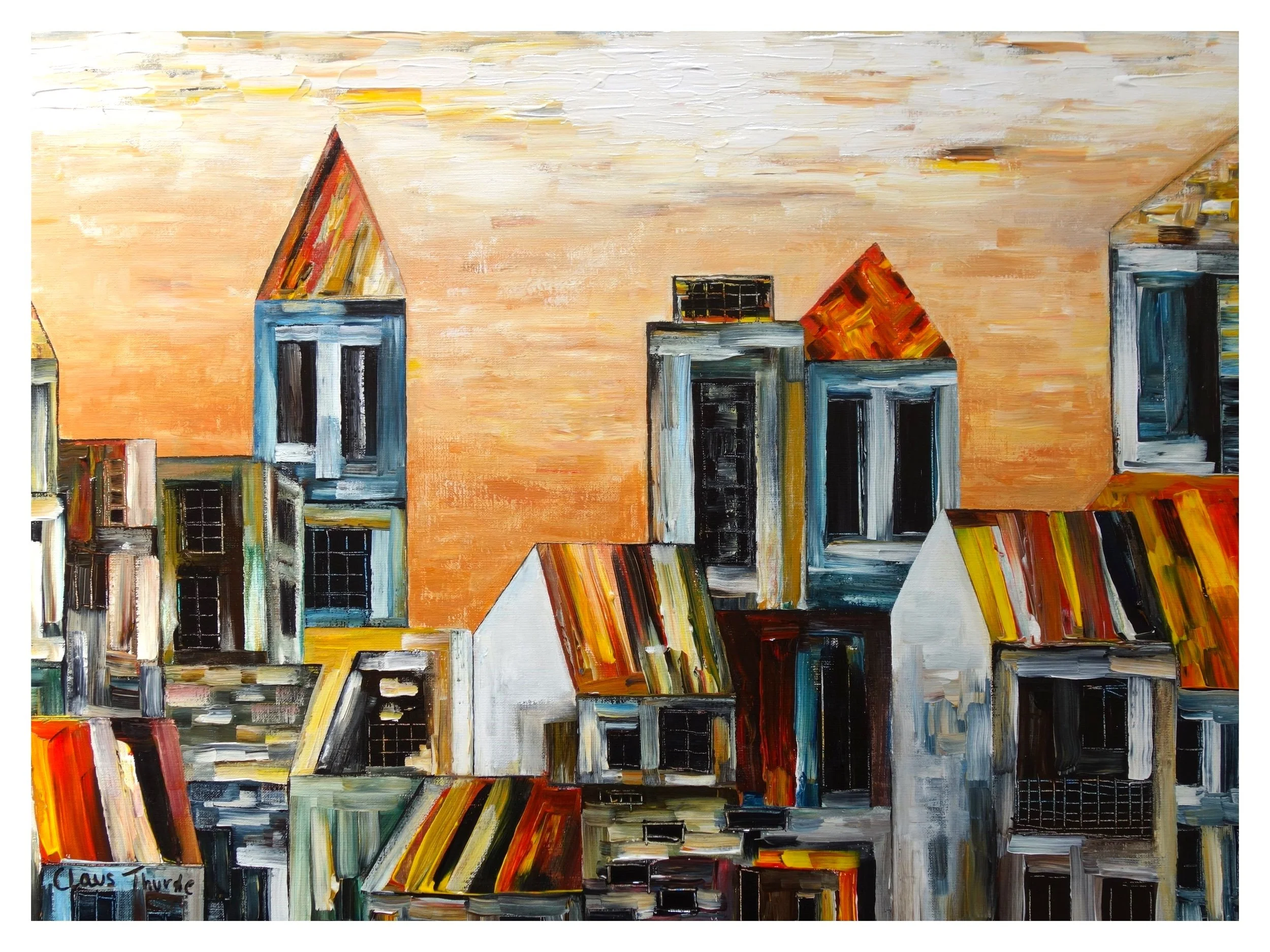 Skyline - 60 x 80 cm - 500 kr.