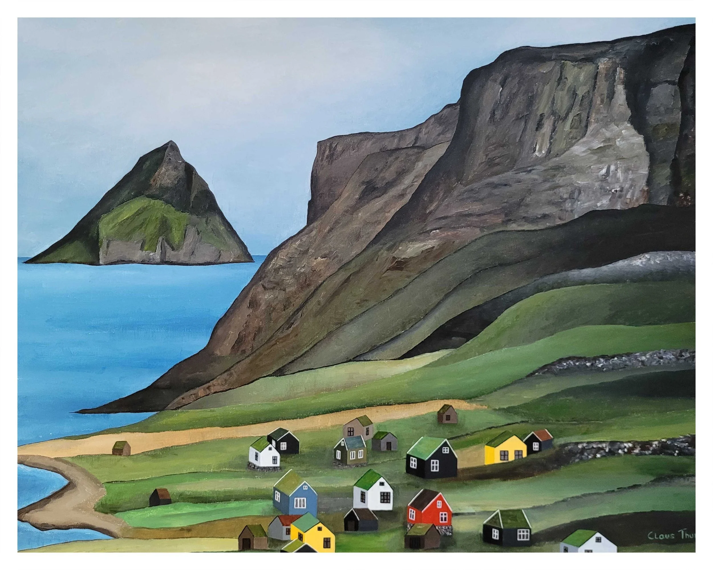 Nordkysten - 100 x 80 cm