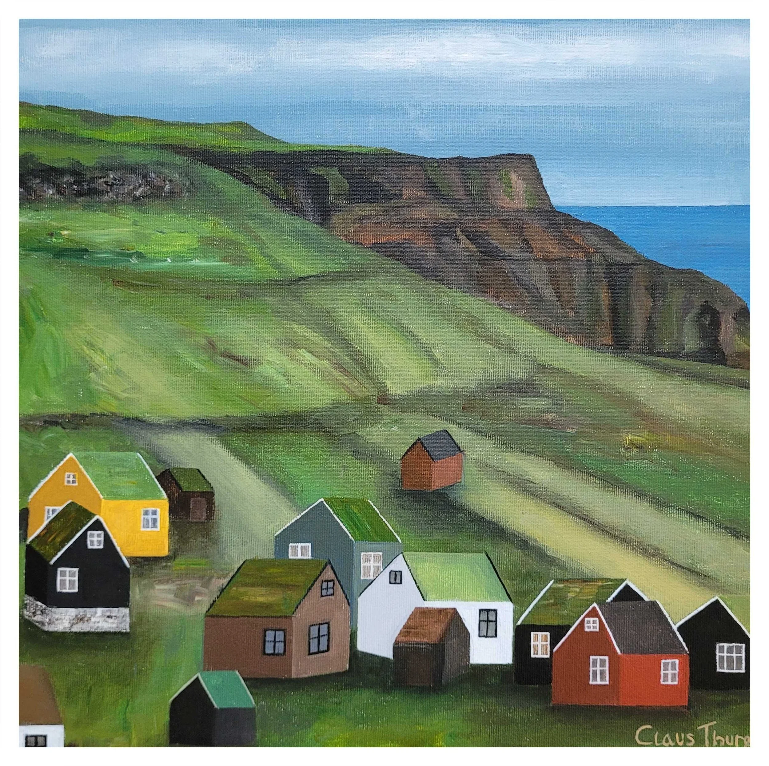 Skråningen - 40 x 40 cm