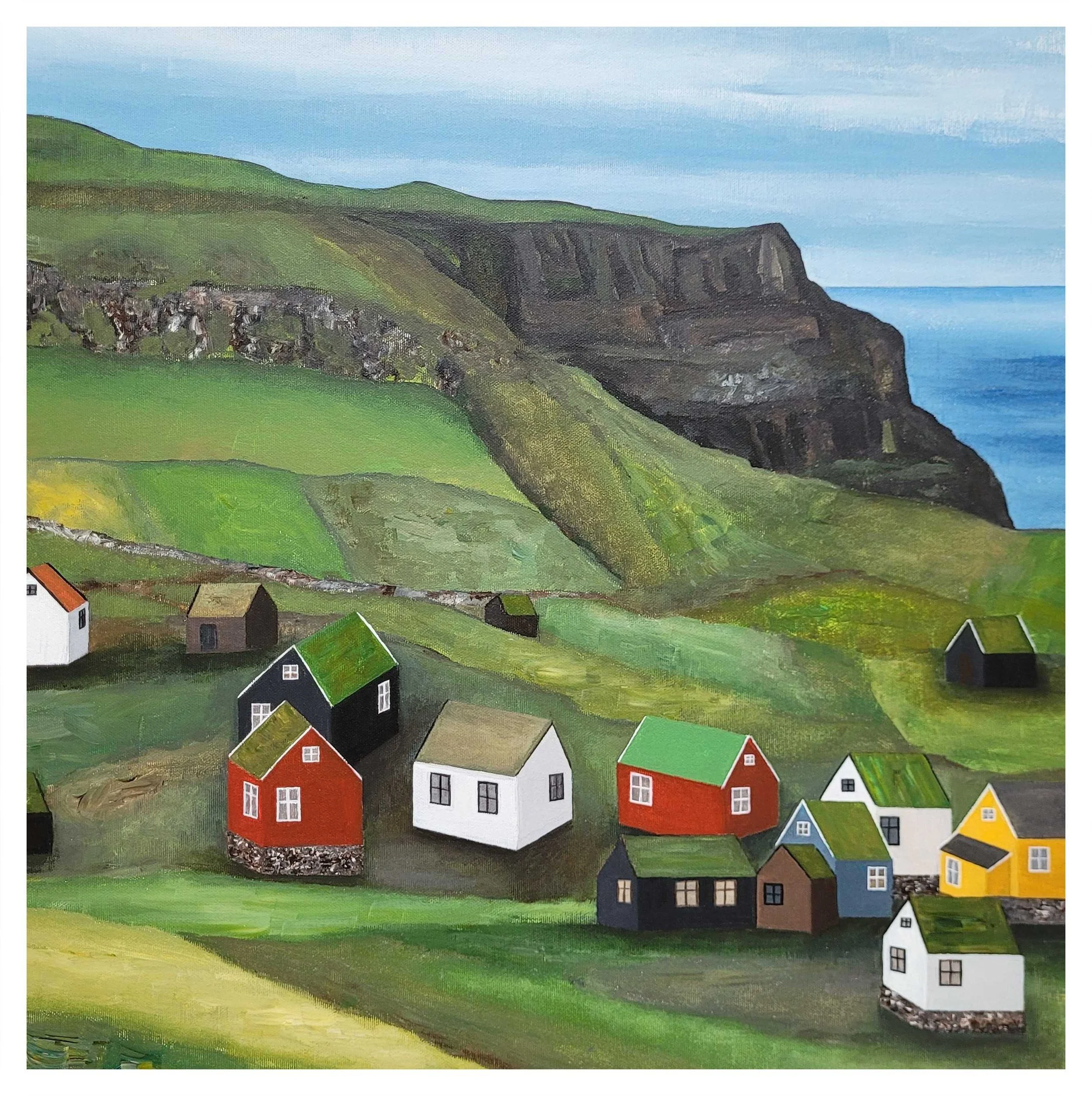 Mykines - 60 x 60 cm
