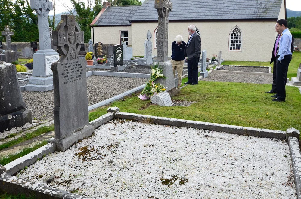 David Moran graveside, Clogheen