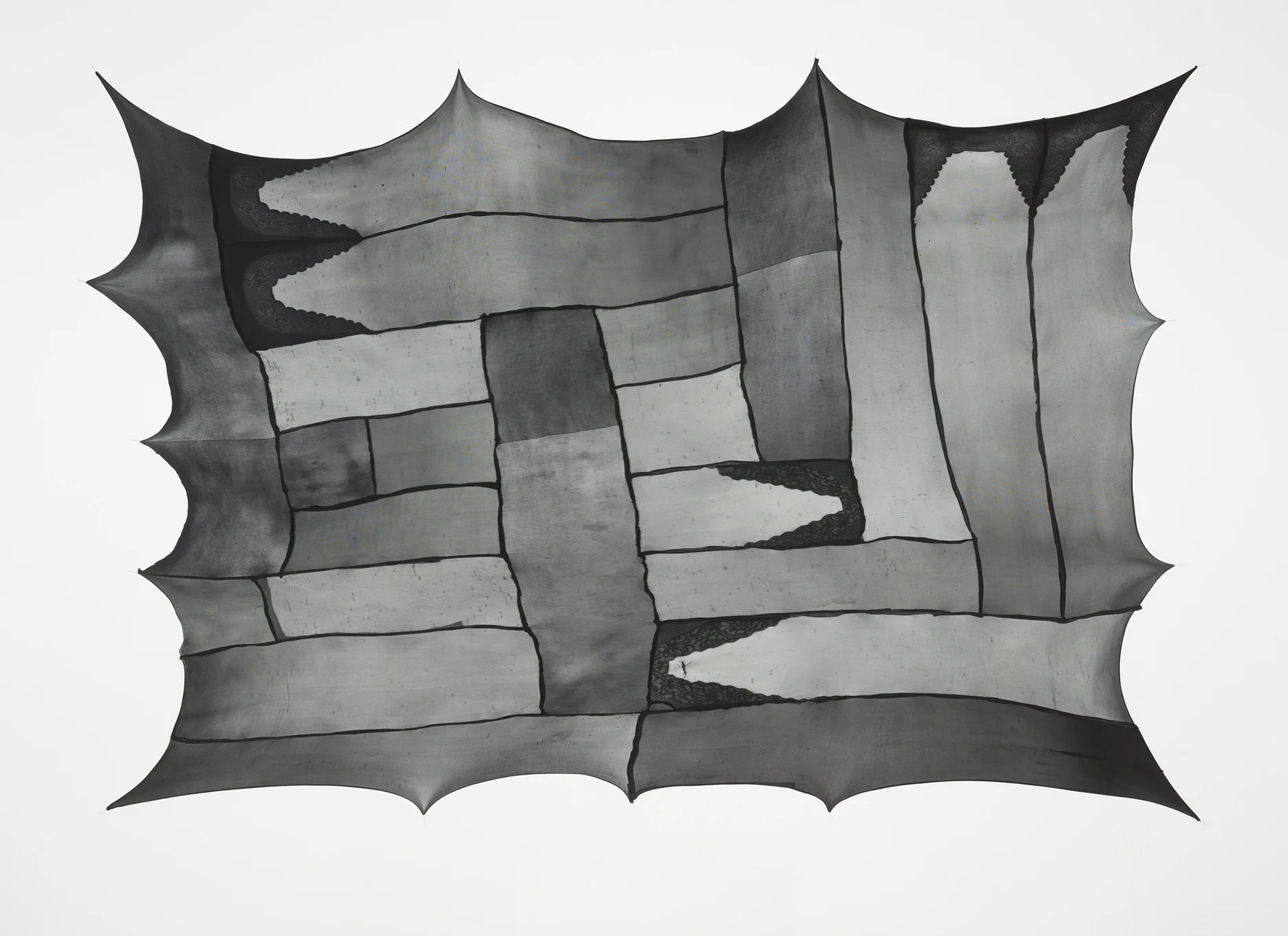 2nd skin 2013 90% nylon, 10% elastane, fabric stiffener 155 x 220 cm / 61 x 86.6 in 
