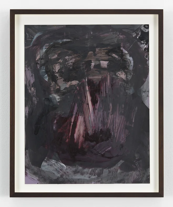 Untitled 2012 Inks and mixed media on photographic paper 35.5 x 27.9 cm / 14 x 11 in , 41.4 x 33.7 cm / 16.3 x 13.3 in framed