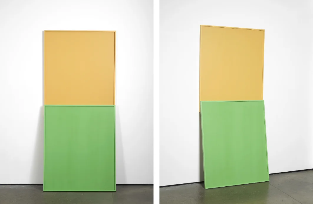 Folkways (second version) 2012 Two artist frames 2 parts, each part: 122 x 102 cm / 48 x 40.1 in Overall: 225 x 102 x 32 cm / 88.5 x 40.1 x 12.5 in