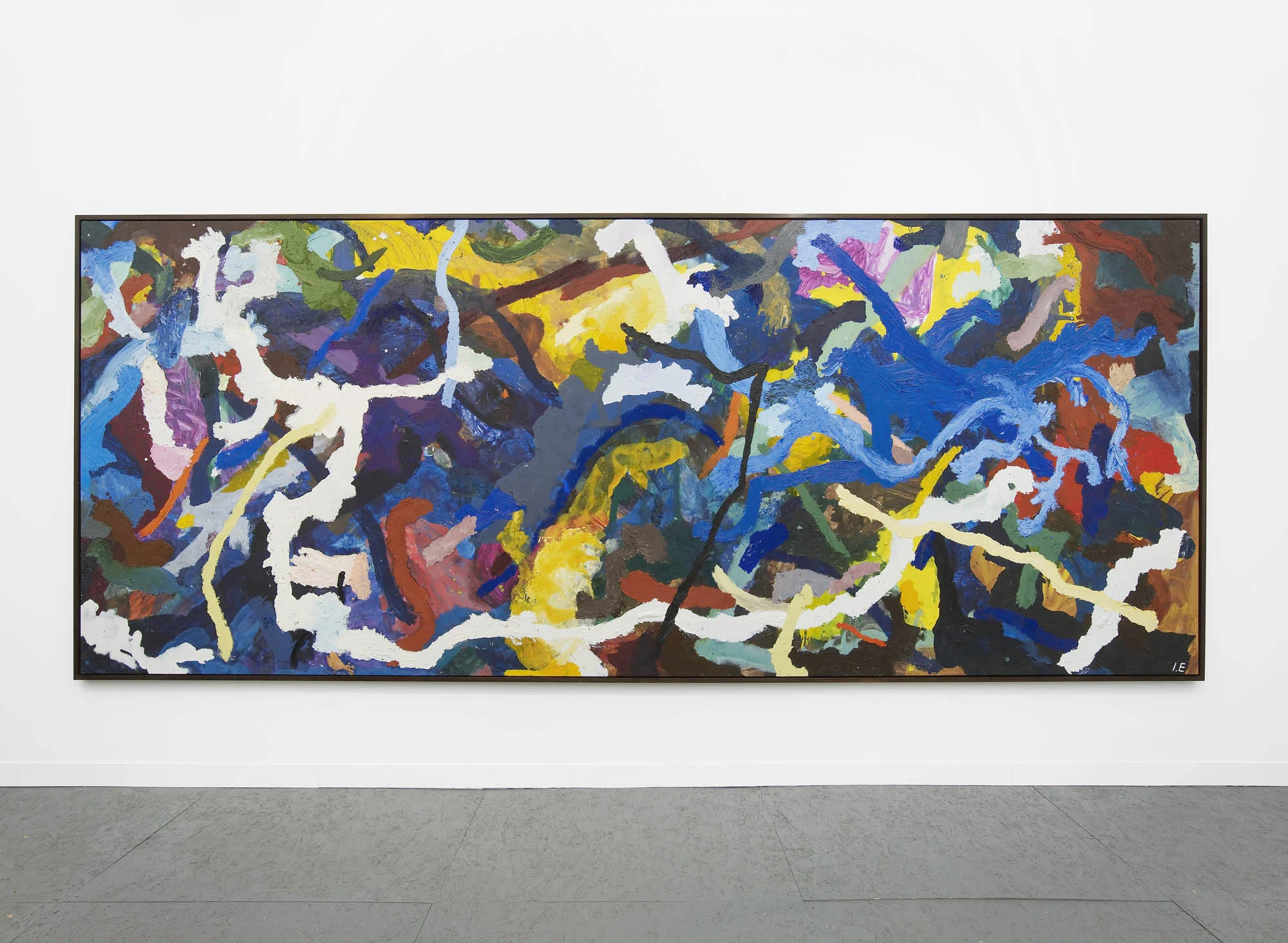 Pavement Repair 2013 Oil on canvas 200 x 488 cm / 78.7 x 192.1 in
