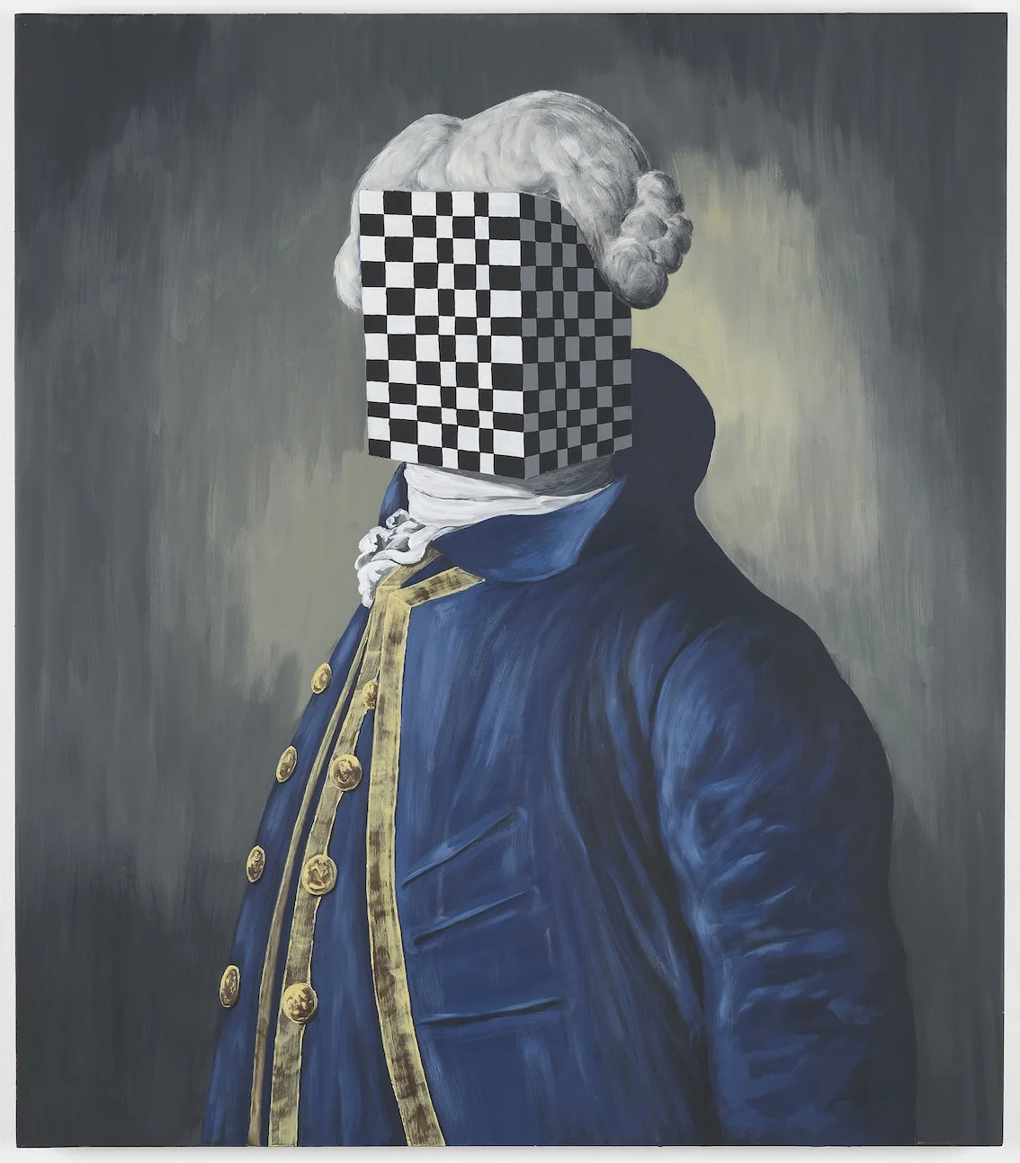Square Squire 2013 Acrylic on board 80 x 70 cm / 31.4 x 27.5 in