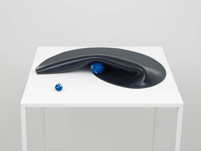     Vanessa Safavi Ourselves in black holes like small silences (sculpture) 2013 Silicone, pigment, balls Dimensions variable    