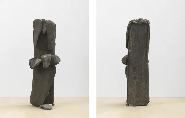 ha ha ha ha ha ha ha (Working Title) analogue series (tongue) 2013 Concrete, glue, once pence coins 65 x 24 x 21 cm / 25.5 x 9.4 x 8.2 in
