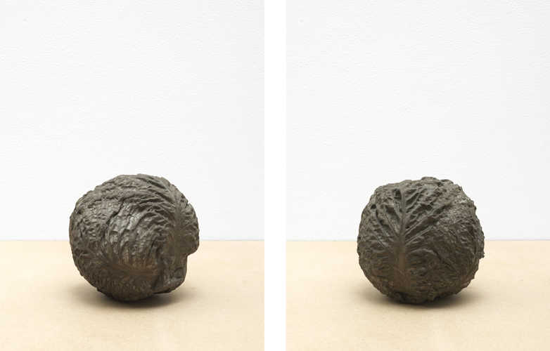     analogue series (cabbage) 2013 Concrete, glue 16 x 16 x 17 cm / 6.2 x 6.2 x 6.6 in 