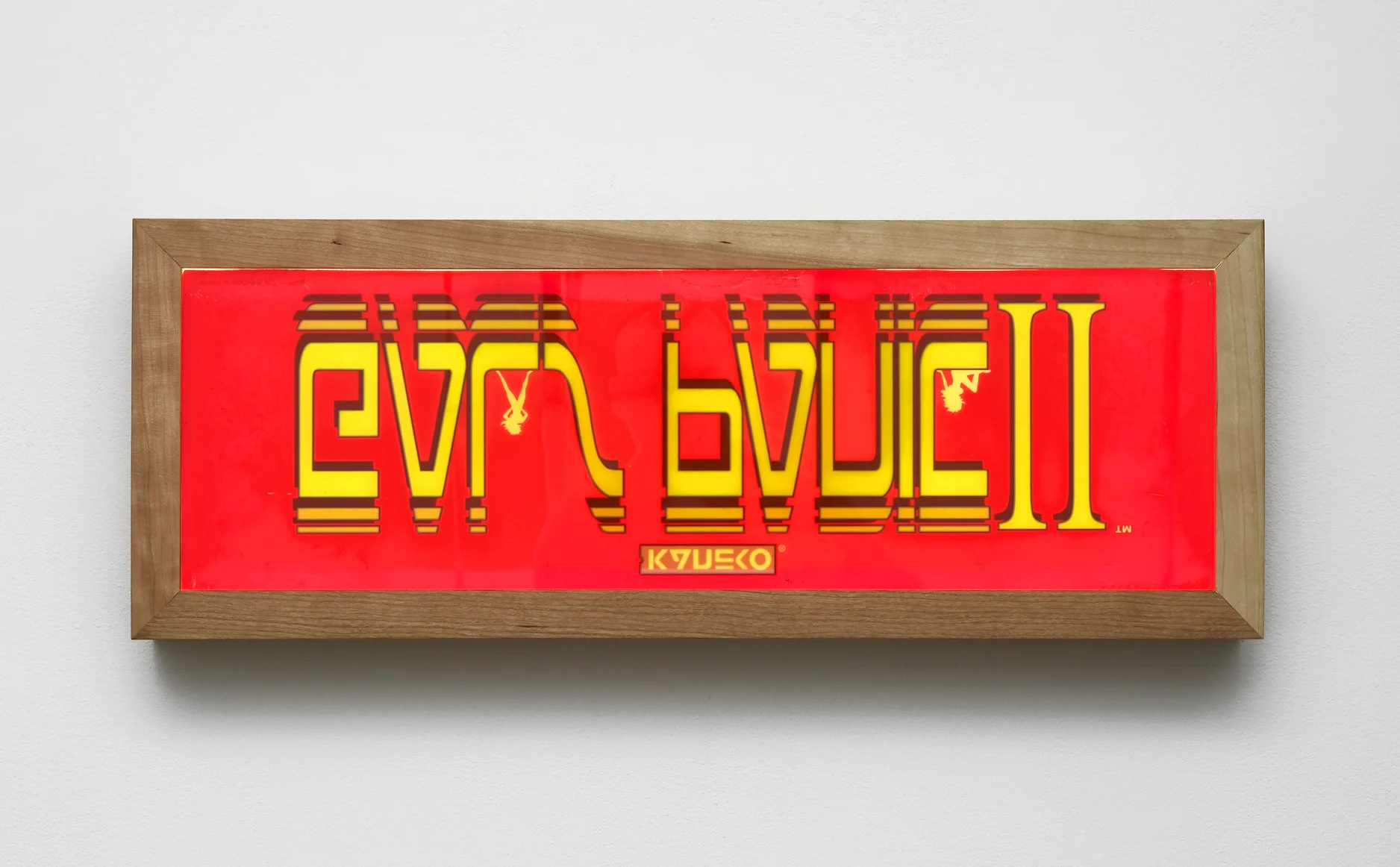 Untitled (Galls Panic II) 2013 Arcade marquee, lightbox 25.5 x 68.5 x 10 cm / 10 x 27 x 3.9 in