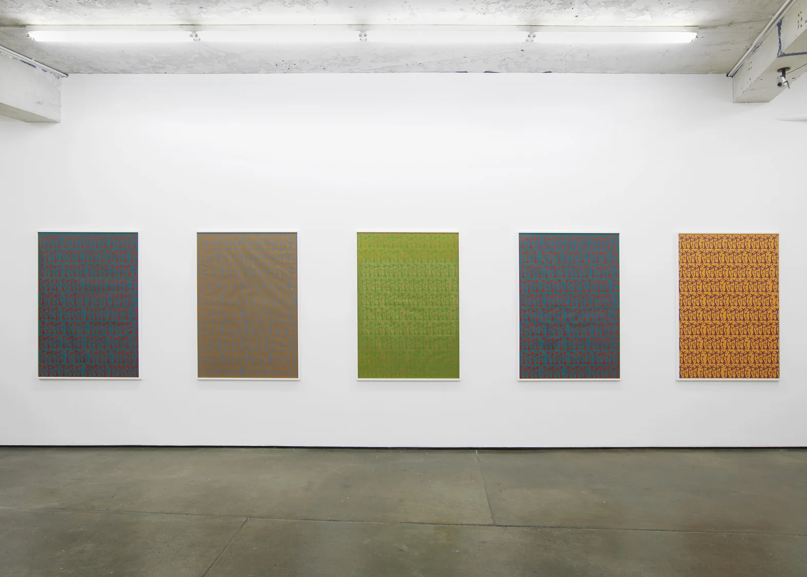 Installation view Herald St, London
