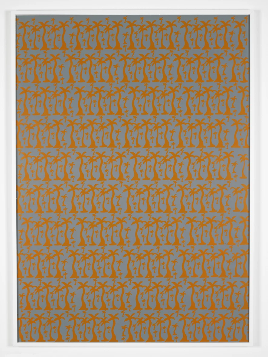 Untitled 1968/9 Screenprint 120 x 90 cm / 47.2 x 35.4 in, framed