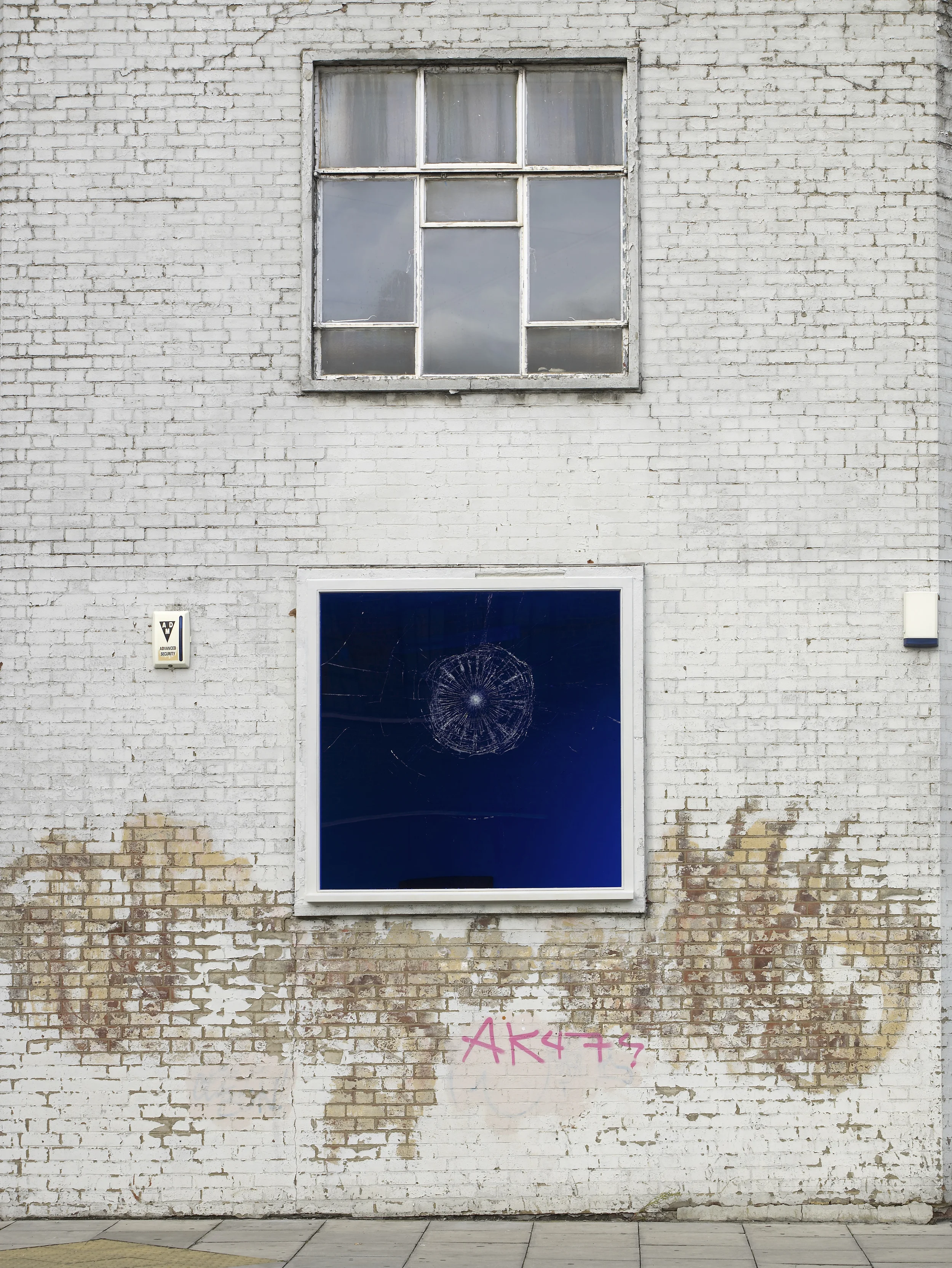 Untitled Broken Window 2012 Coloured safety glass 171 x 175 cm / 67.3 x 69.9 in