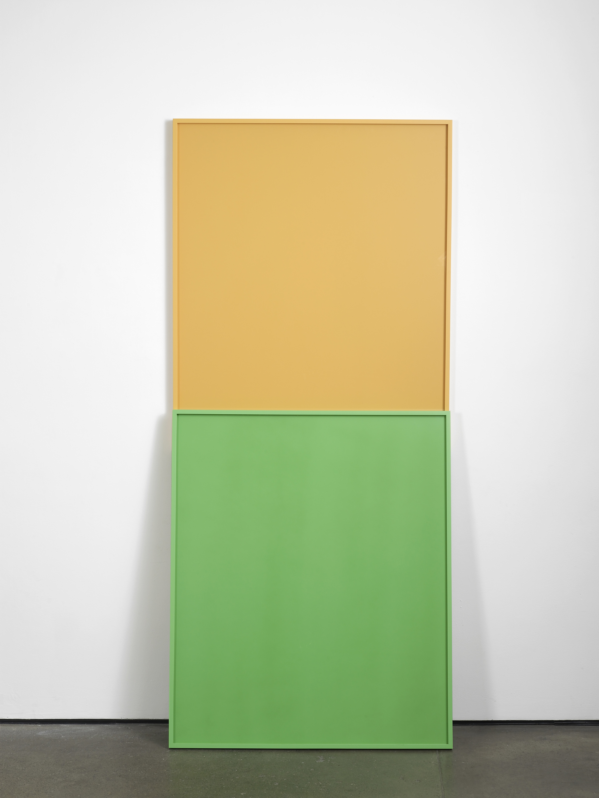     Matt Connors Folkways (second version) 2012 Two artist frames 2 parts, each part: 122 x 102 cm / 48 x 40.1 in 