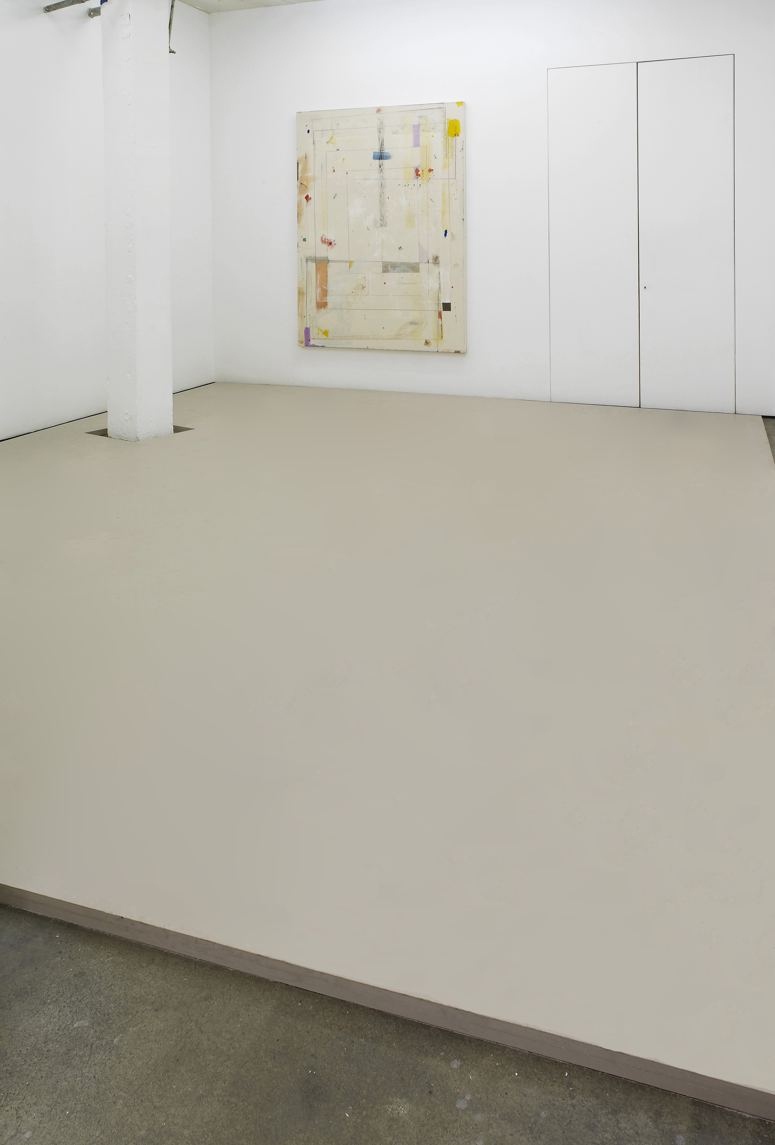     Matt Connors a poem is two words 2012 Acrylic, wood Dimensions variable 