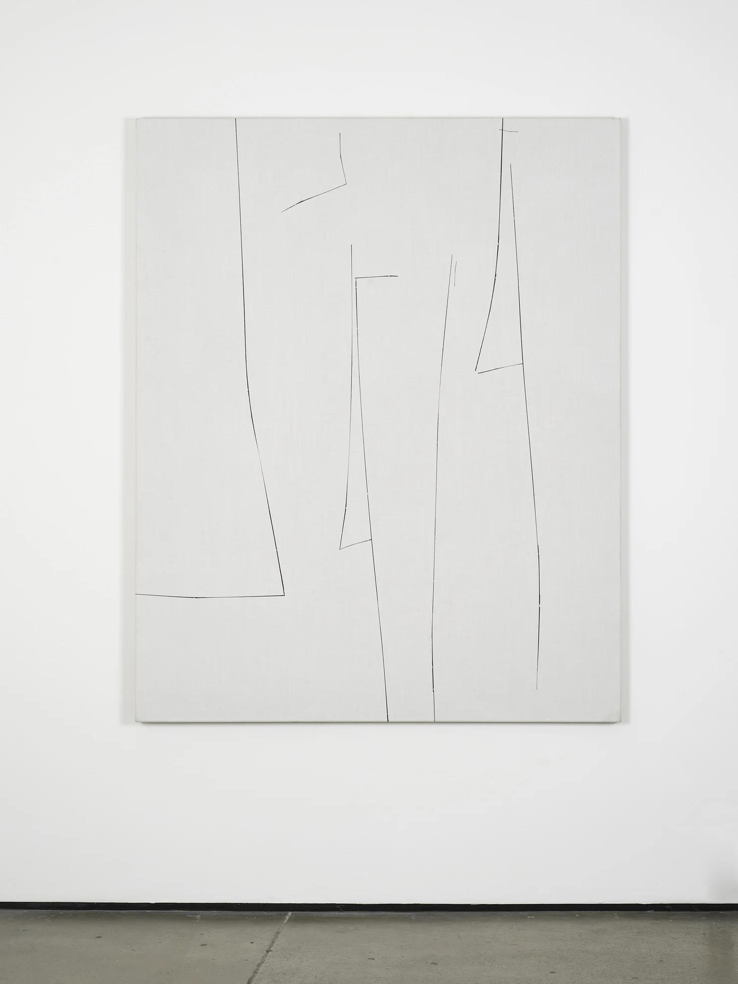 Untitled 2012 Acrylic gesso on canvas 155 x 125 cm / 61 x 49.2 in