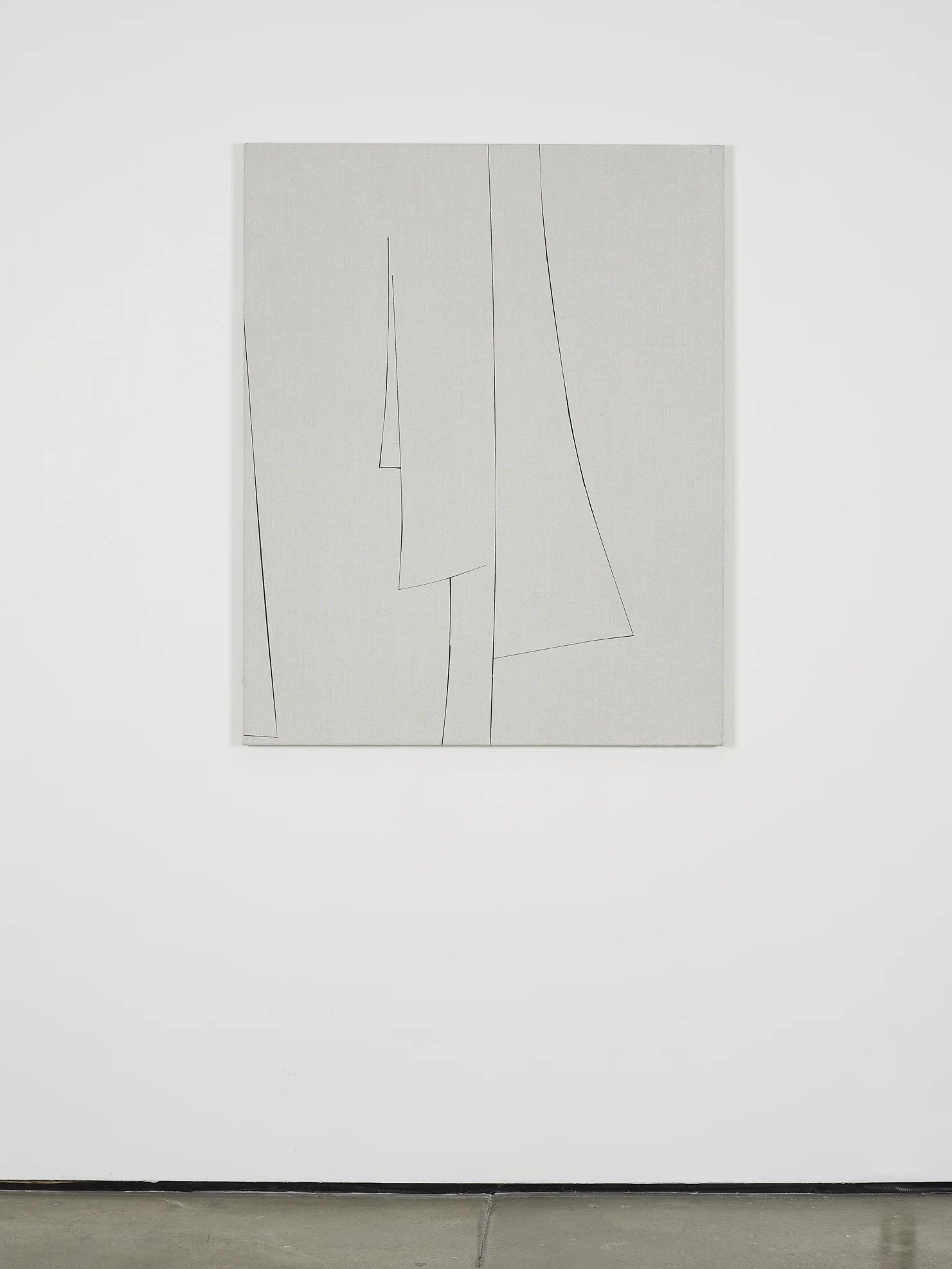 Untitled 2012 Acrylic gesso on canvas 100 x 80 cm / 39.3 x 31.4 in