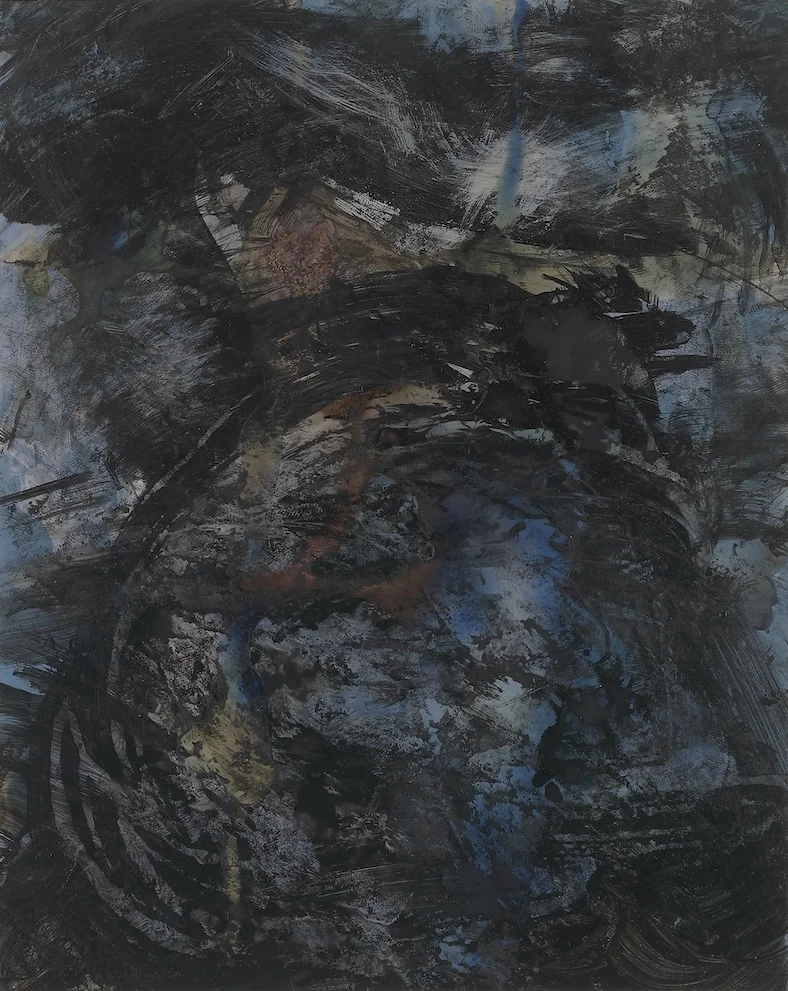 Untitled 2011 Ink, dyes and mixed media on undeveloped colour paper 25.4 x 20.3 cm / 10 x 8 in