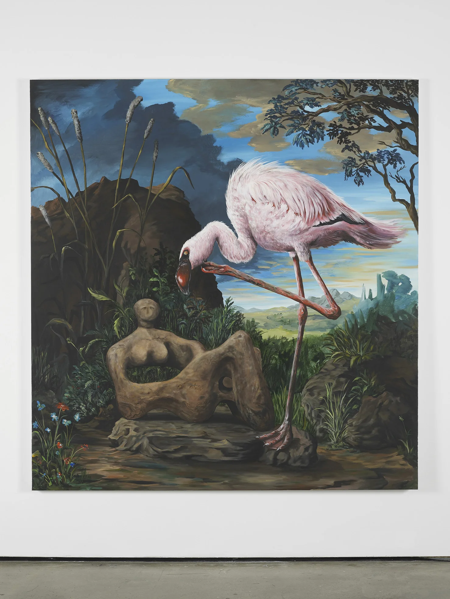 Tell Me Moore 2011 Acrylic on canvas 173 x 162 cm / 68.1 x 63.7 in
