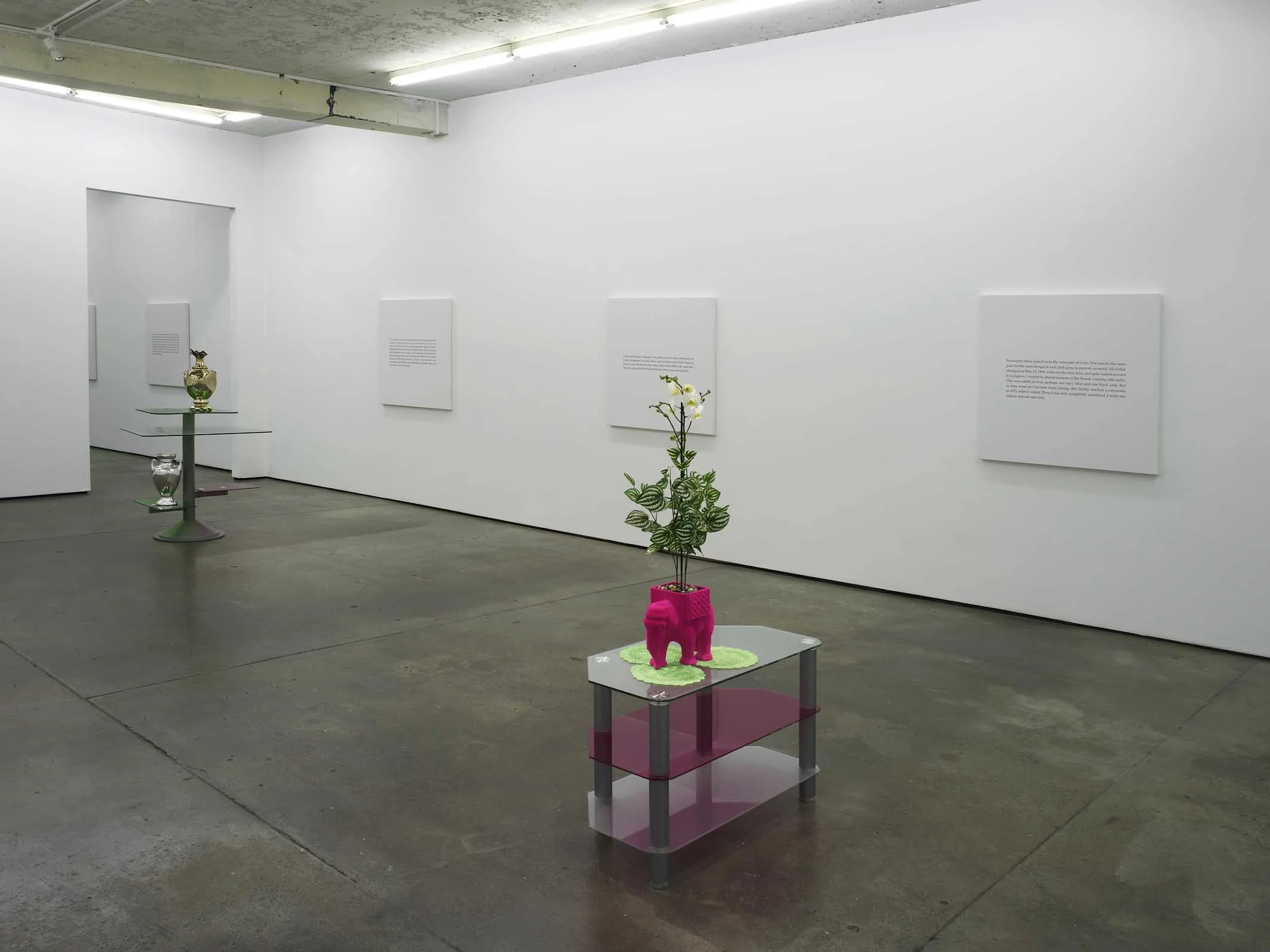 Installation view Herald St, London