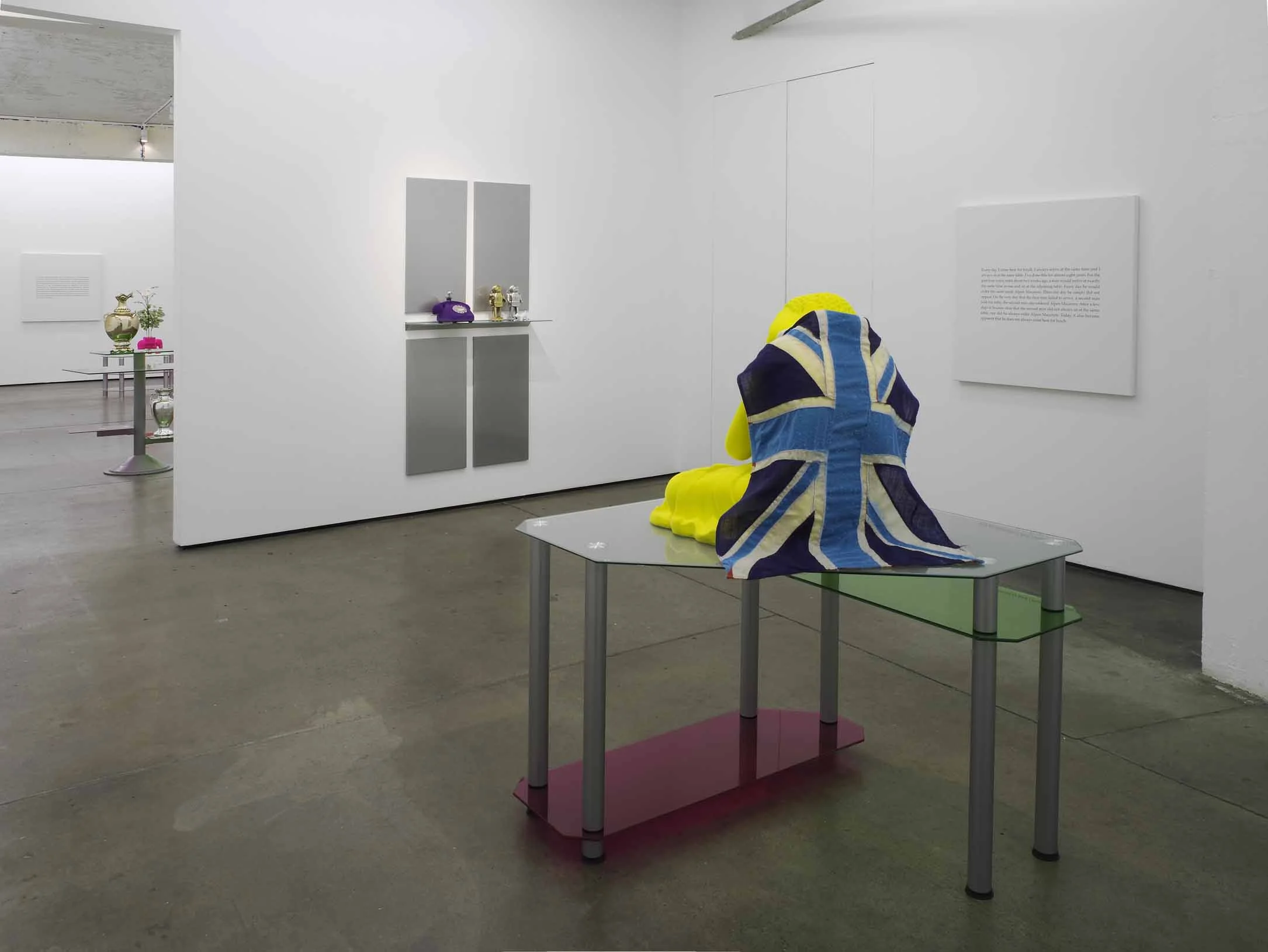 Installation view Herald St, London