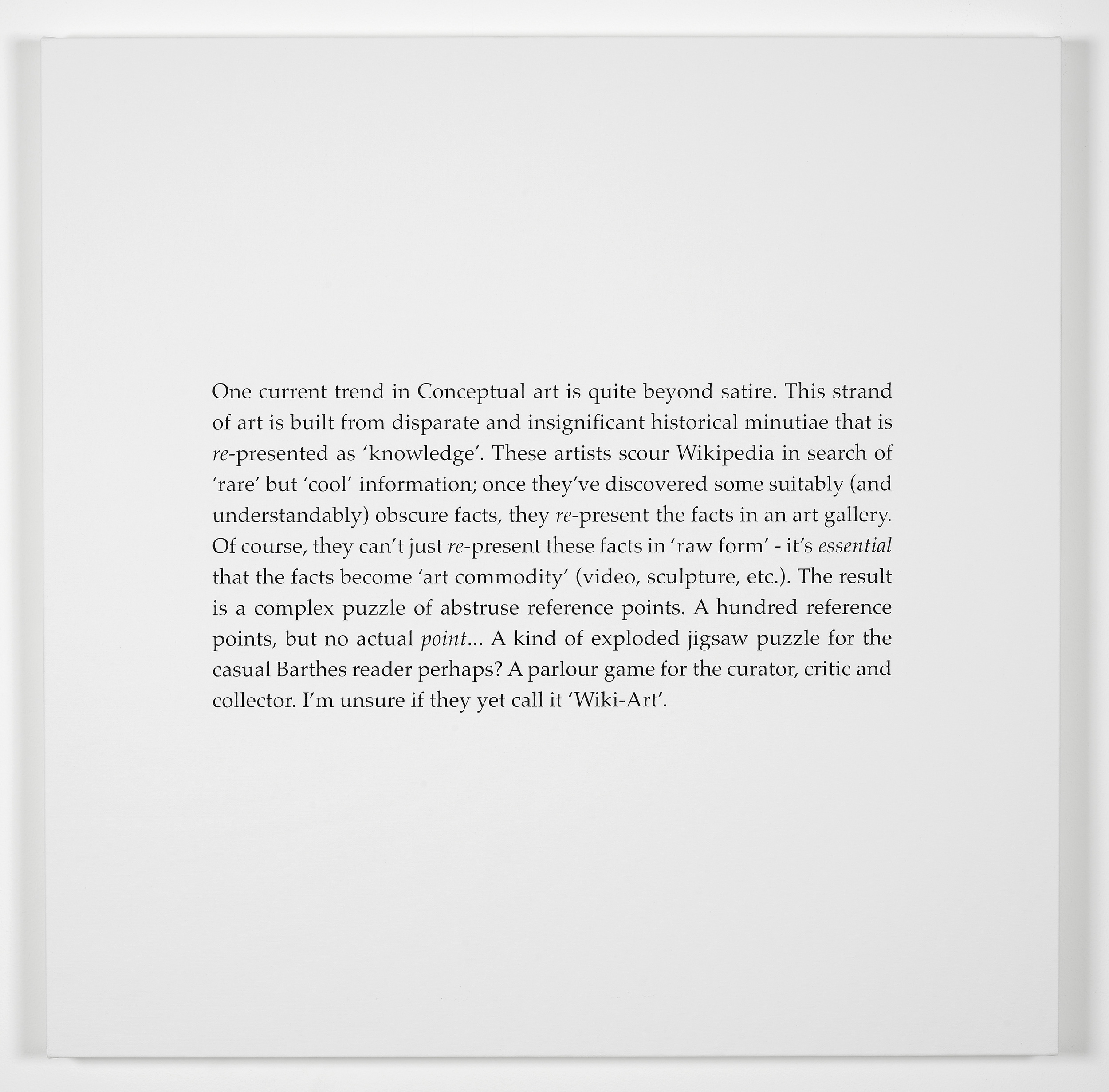     Scott King Art and Politics: A Reappraisal 2011 Screenprint on canvas:&nbsp;90 x 90 cm / 35.4 x 35.4 in 