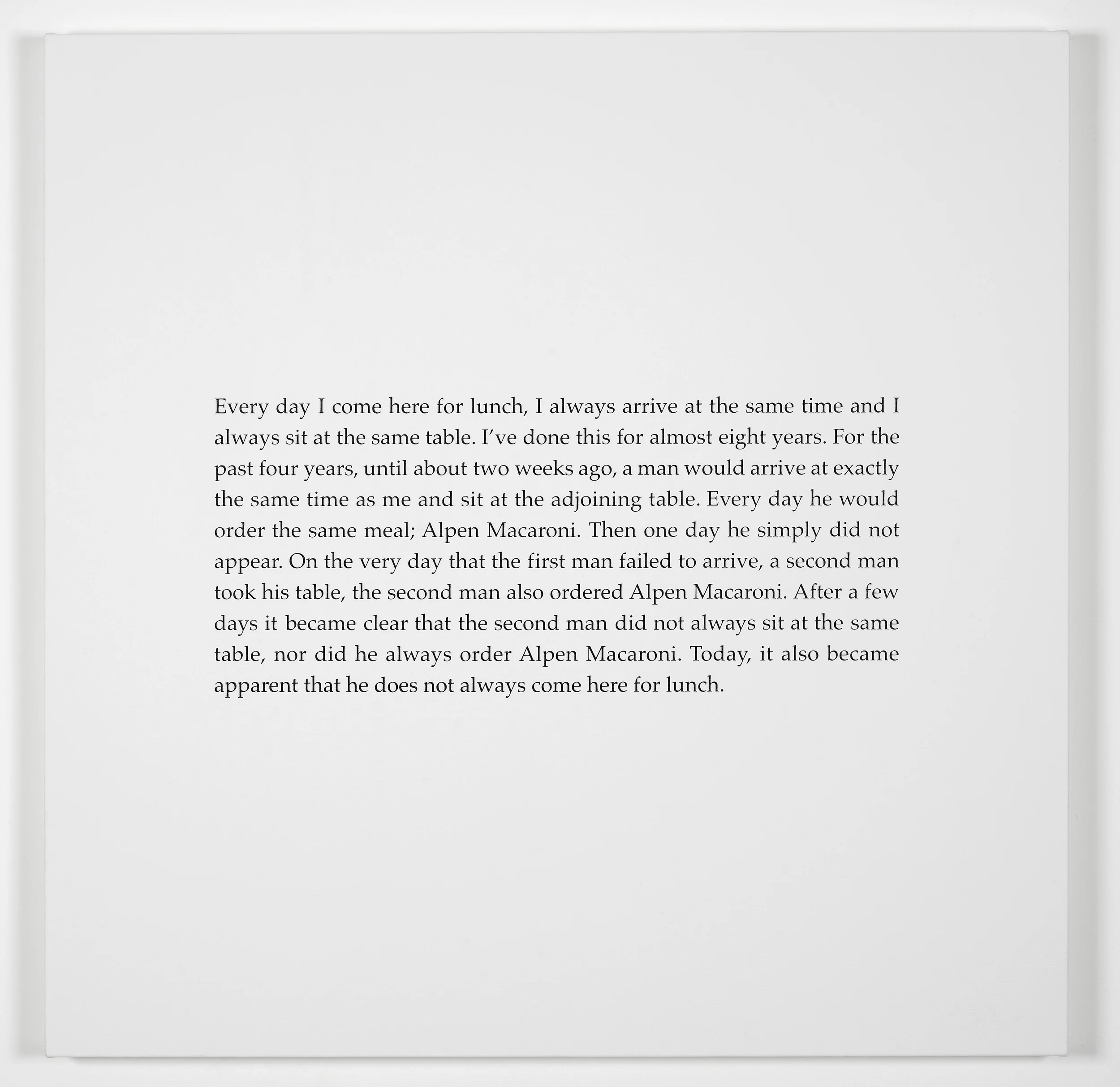 Scott King Field Notes for Synchronicity 2011 Screenprint on canvas: 90 x 90 cm / 35.4 x 35.4 in