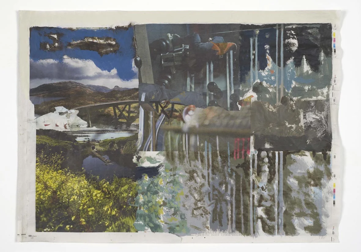 Nothing Behind Nothing 2010 Acrylic on newsprint 48 x 66 cm / 18.8 x 25.9 in