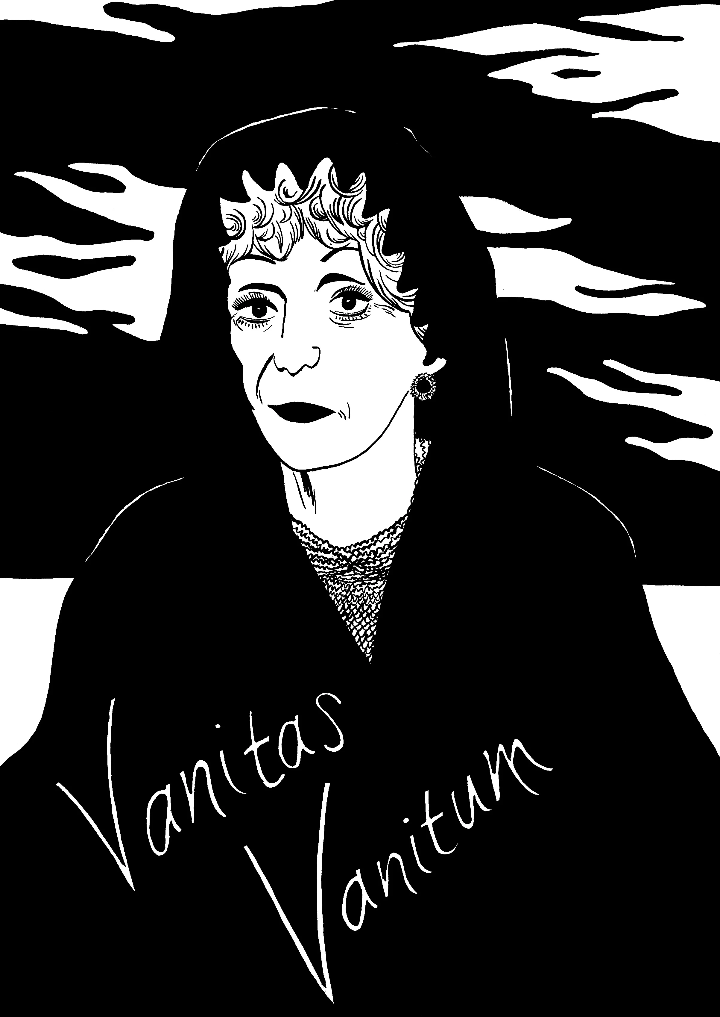 Vanitas Vanitum 2010 Ink on paper 42 x 29.7 cm / 16.5 x 11.6 in, 47 x 34.5 cm / 18.5 x 13.5 in framed