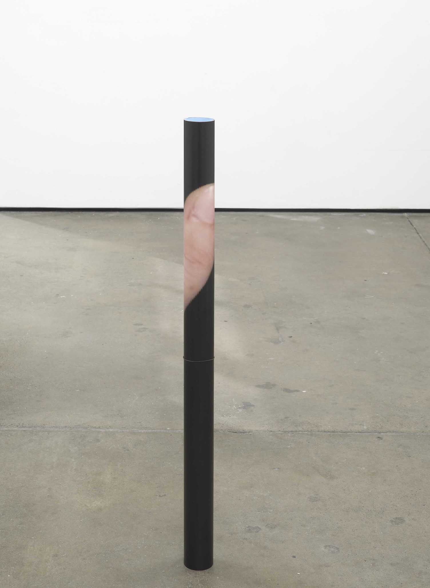     AloÏs Godinat Untitled 2010 Rolled poster, fastener 90 x 5.5 cm / 35.4 x 2.2 In 