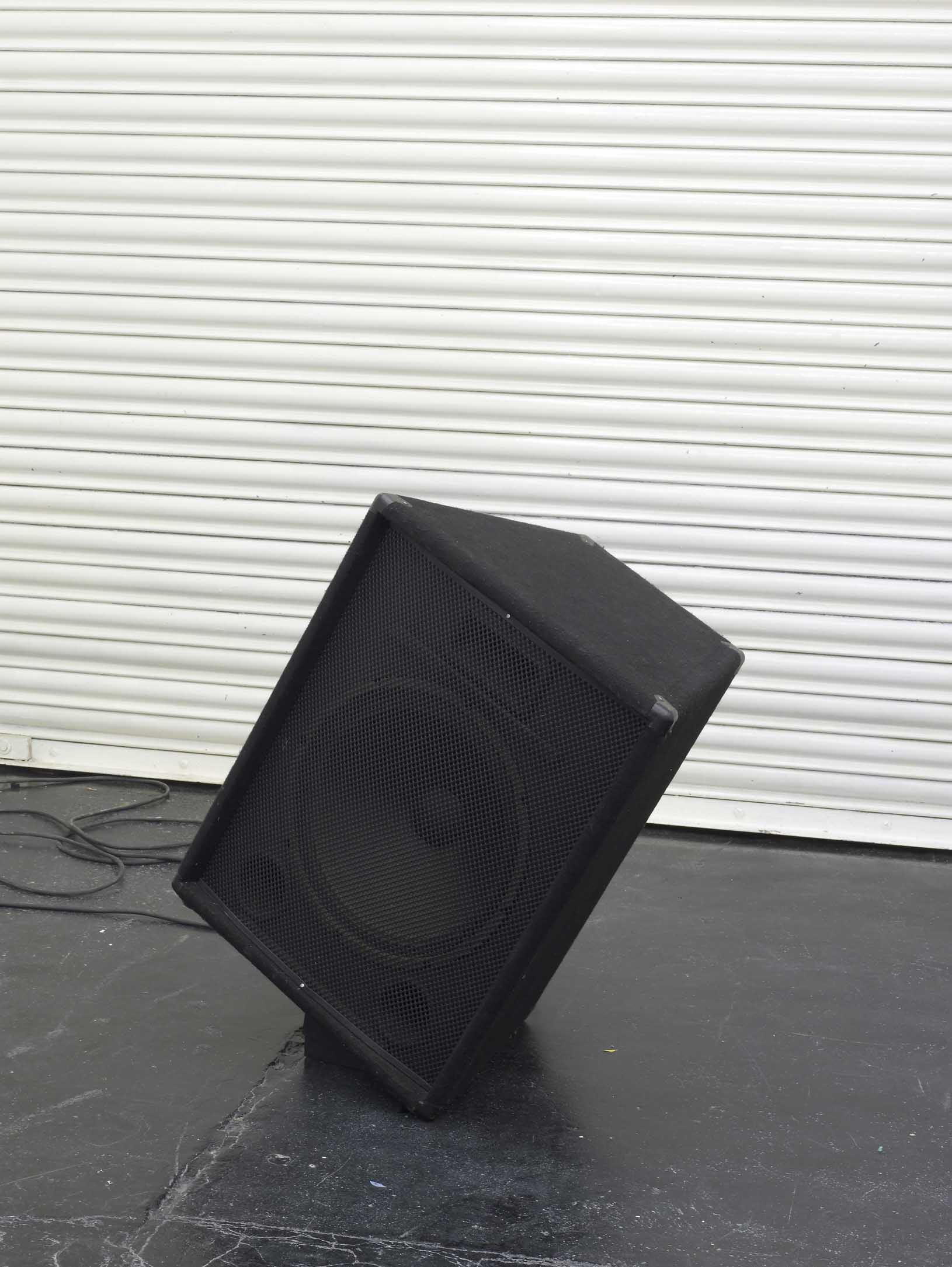     Aloïs Godinat Untitled 2005-2010 Speaker, sound, polyurethane wedge 65 x 51 x 41 cm / 25.6 x 20.1 x 16.1 In 
