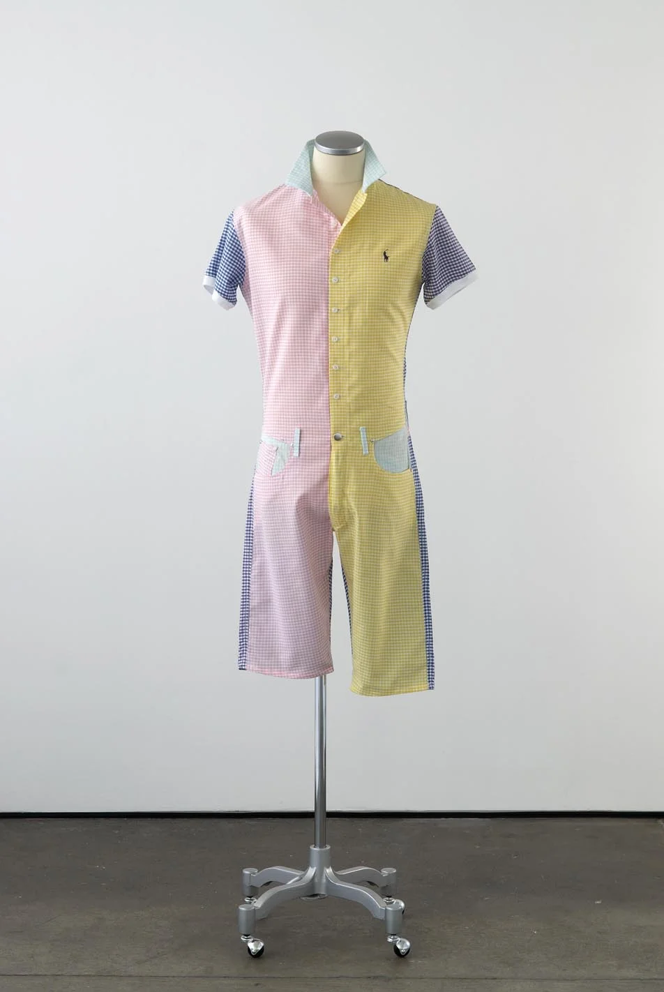 Matthew Darbyshire Standardised Production Clothing, Version 5 2009 Gingham cotton, cotton jersey & fittings on mannequin 185 x 45 x 34 cm