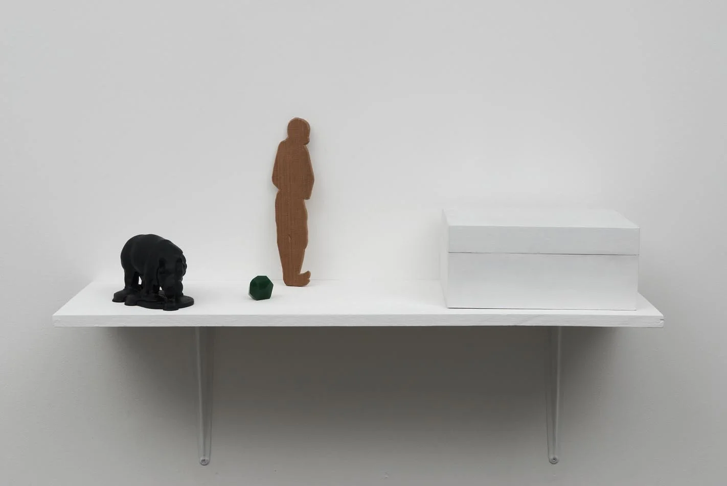Christina Mackie Hippo Man Green Box 2009 Painted plywood, jesmonite, cedar, polyurethane, reconstituted foam 28 x 23 x 12.5 cm