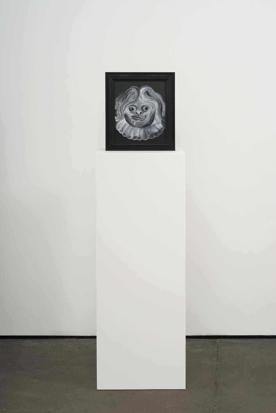      Boy Wonder   2009   Double-sided acrylic on board in artists frame mounted on pedestal   147.3 x 40 x 28cm  