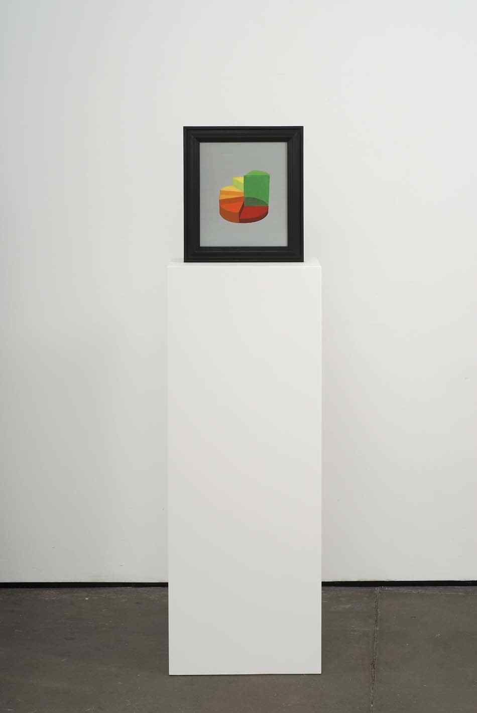      Slaughter   2009   Double-sided acrylic on board in artists frame mounted on pedestal   147.3 x 40 x 28cm  