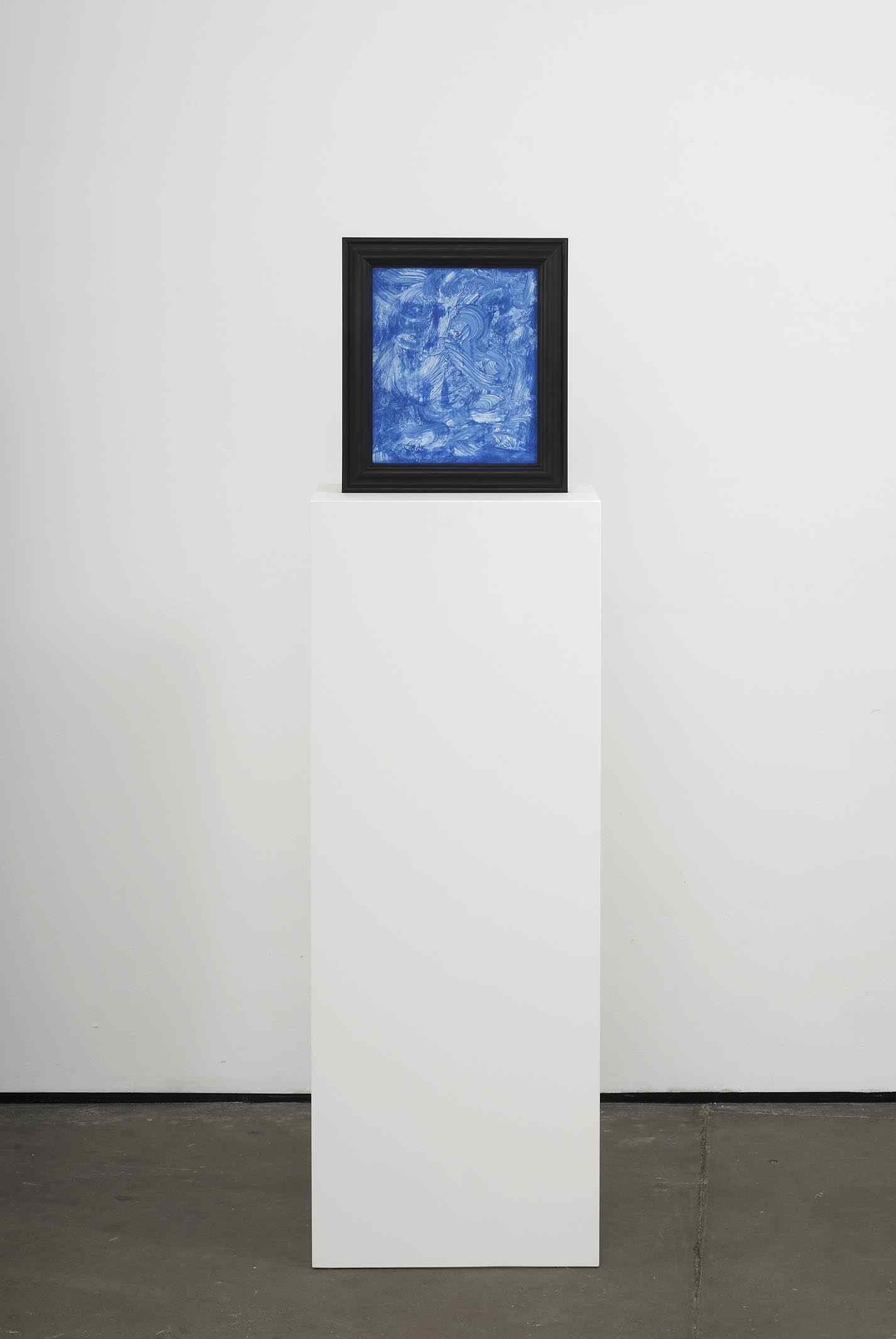      Wondering Sadhus   2009   Double-sided acrylic on board in artists frame mounted on pedestal   147.3 x 40 x 28cm  