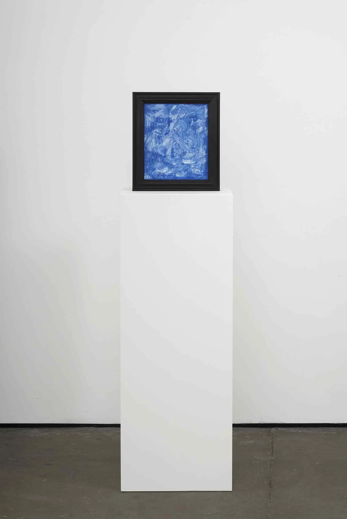 Wondering Sadhus 2009 Double-sided acrylic on board in artists frame mounted on pedestal 147.3 x 40 x 28cm
