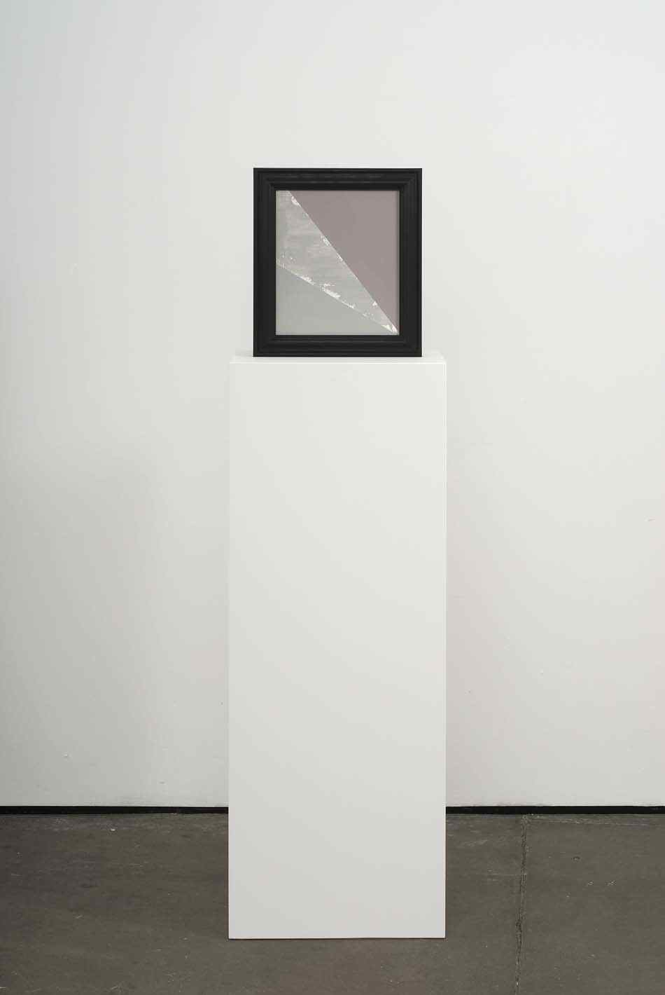     Stroke 2009 Double-sided acrylic on board in artists frame mounted on pedestal 147.3 x 40 x 28cm    