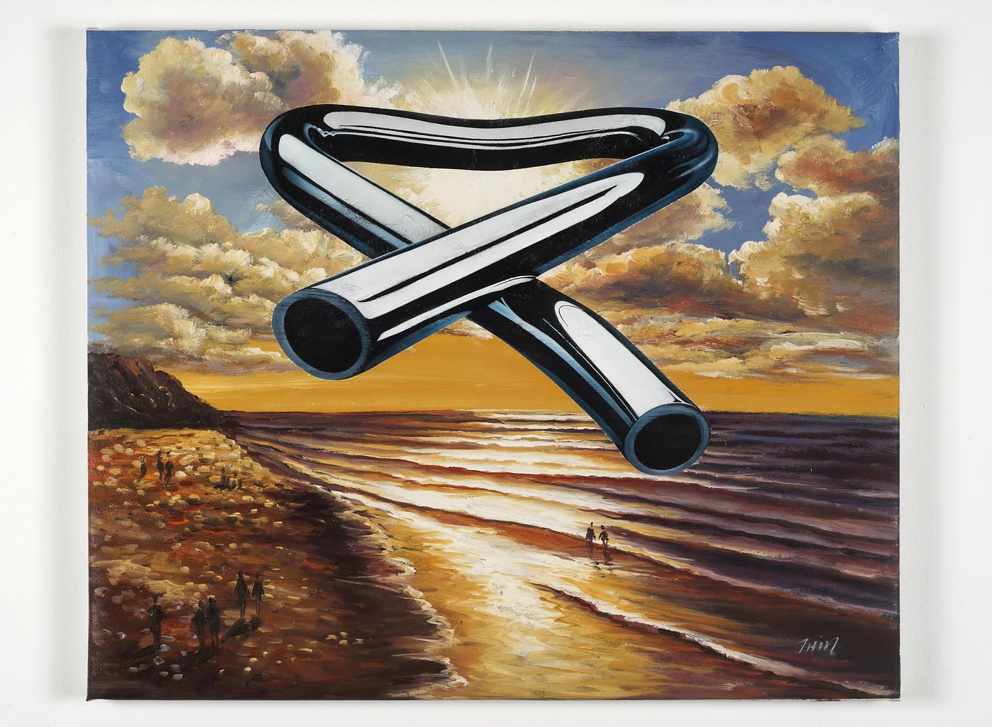 Tubular Bells 3 2008 oil and acrylic on canvas 51.8 x 63.1cm