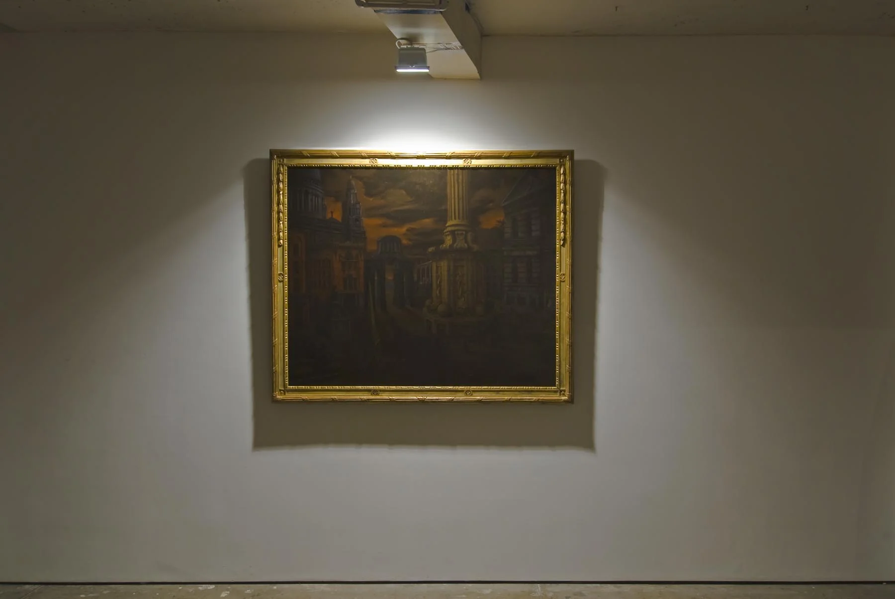Paternoster Square Cappriccio 2008 oil on linen in artist’s frame 154 x 185 cm