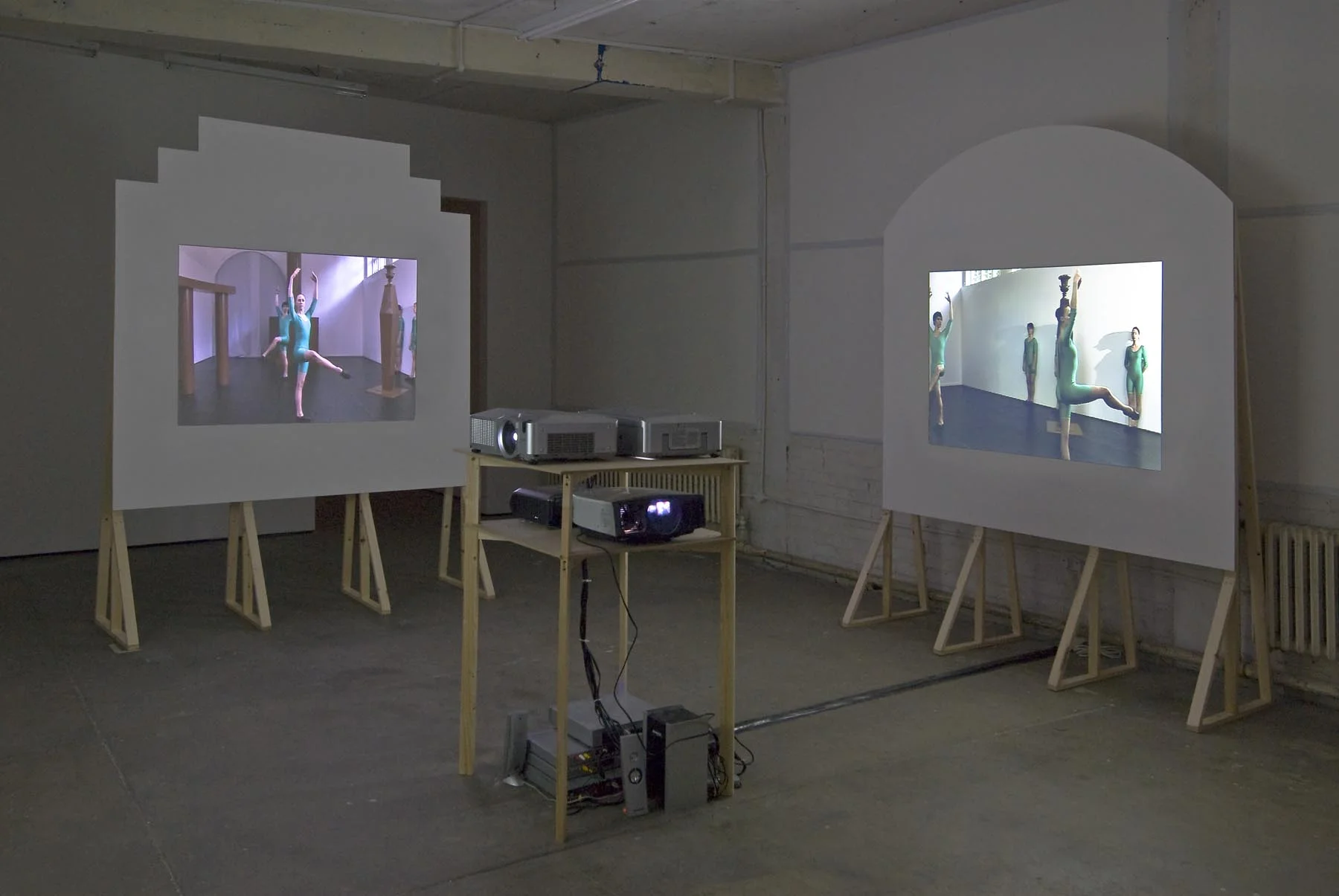 Paternoster Square 2008 four part video projection and four architectural scenes Dimensions Variable