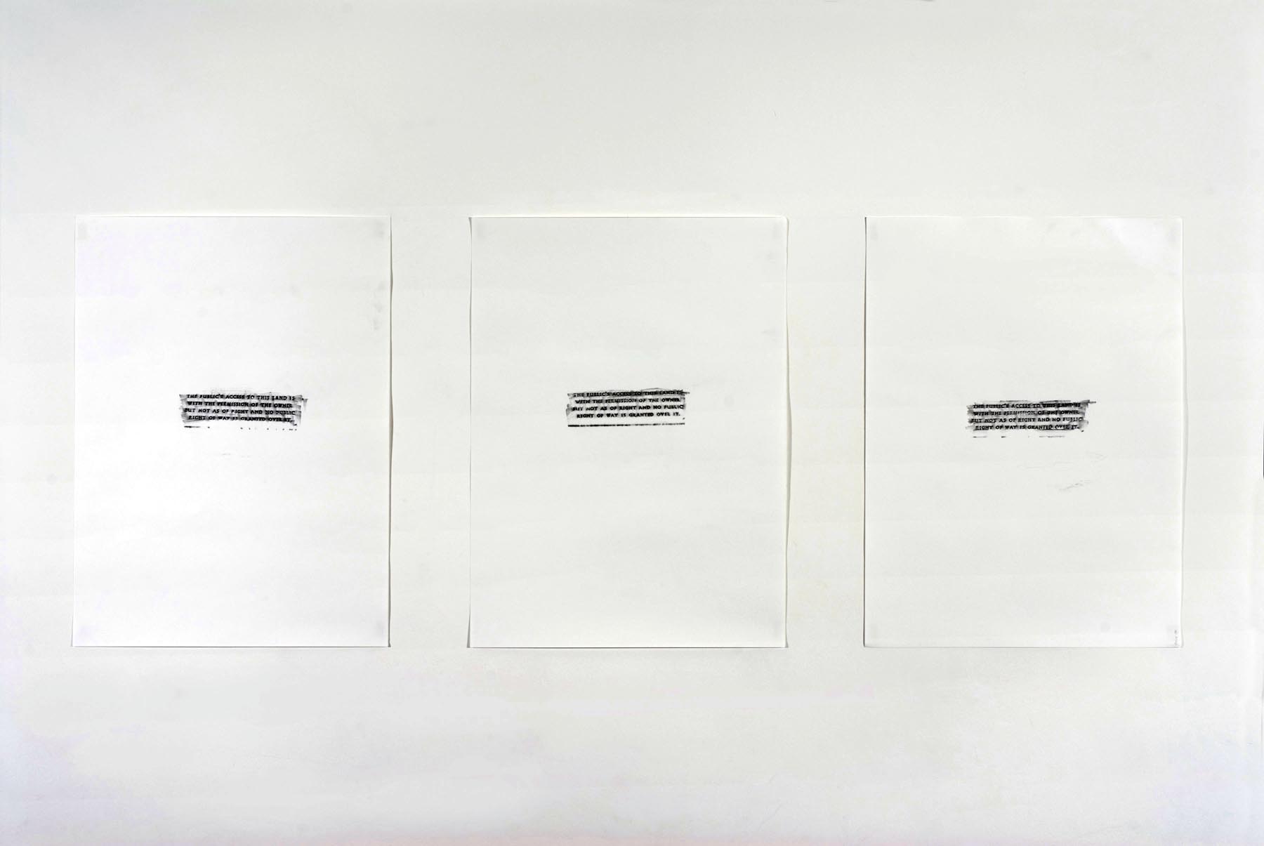      Untitled (From Engineering Consent)   2007   Pencil on Paper   3 parts:&nbsp;  each: 76.2 x 56 cm  