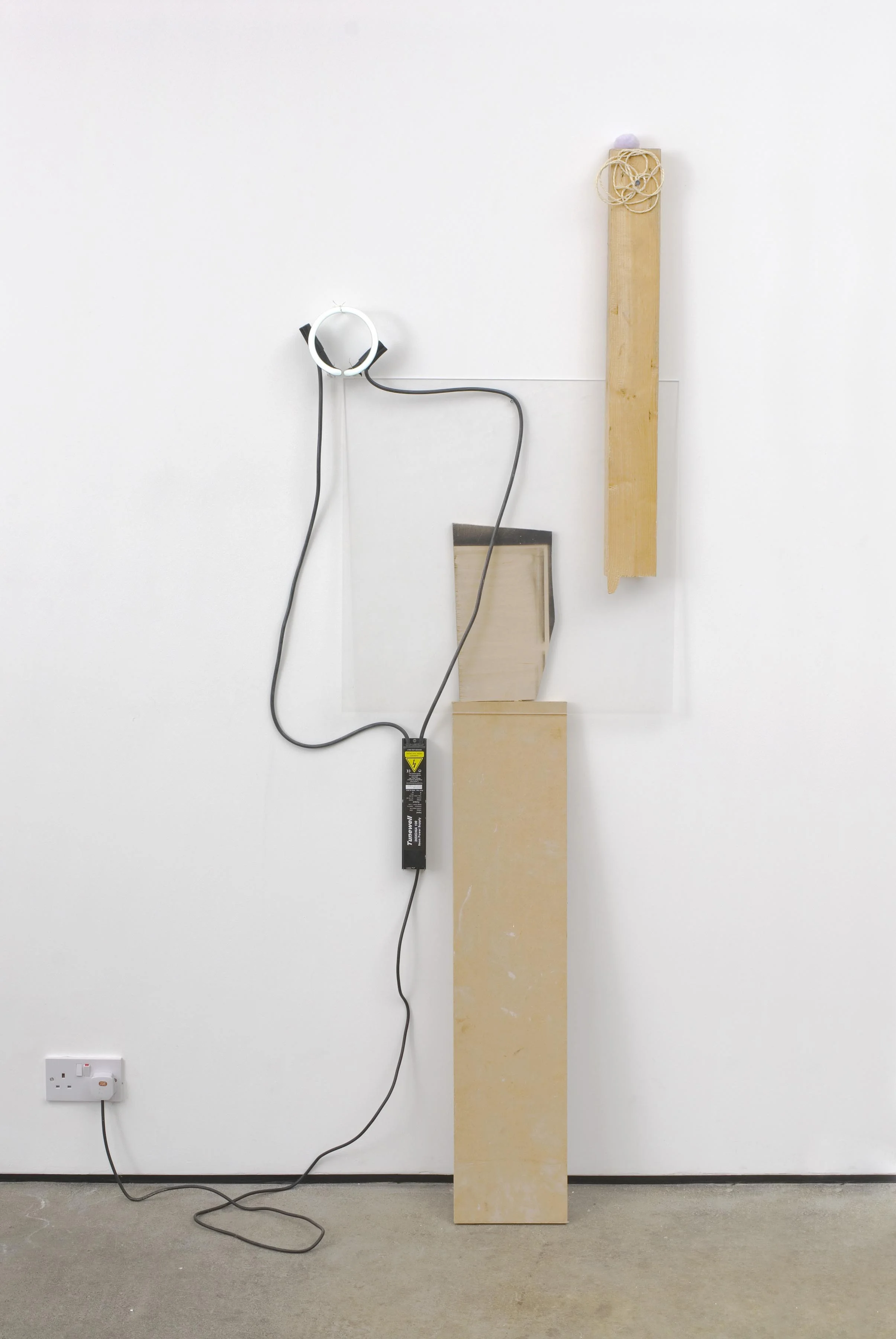 Rebecca Warren Husband Five 2005 Mixed Media with Neon and Transformer 170 x 100 x 10 cm