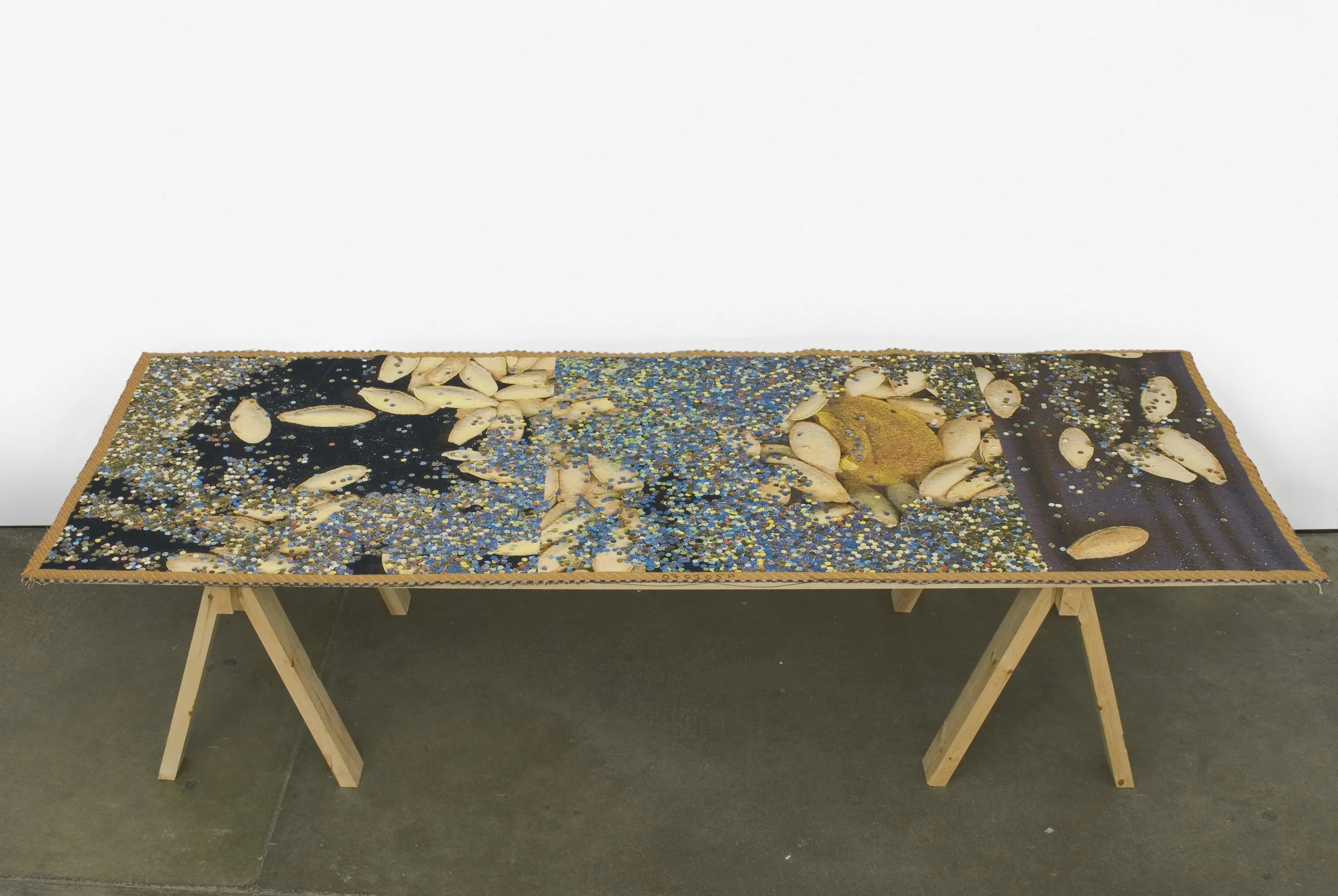 Pae White Table-scraps 1 2007 Cotton and Trevira 293.37 x 102.87 cm