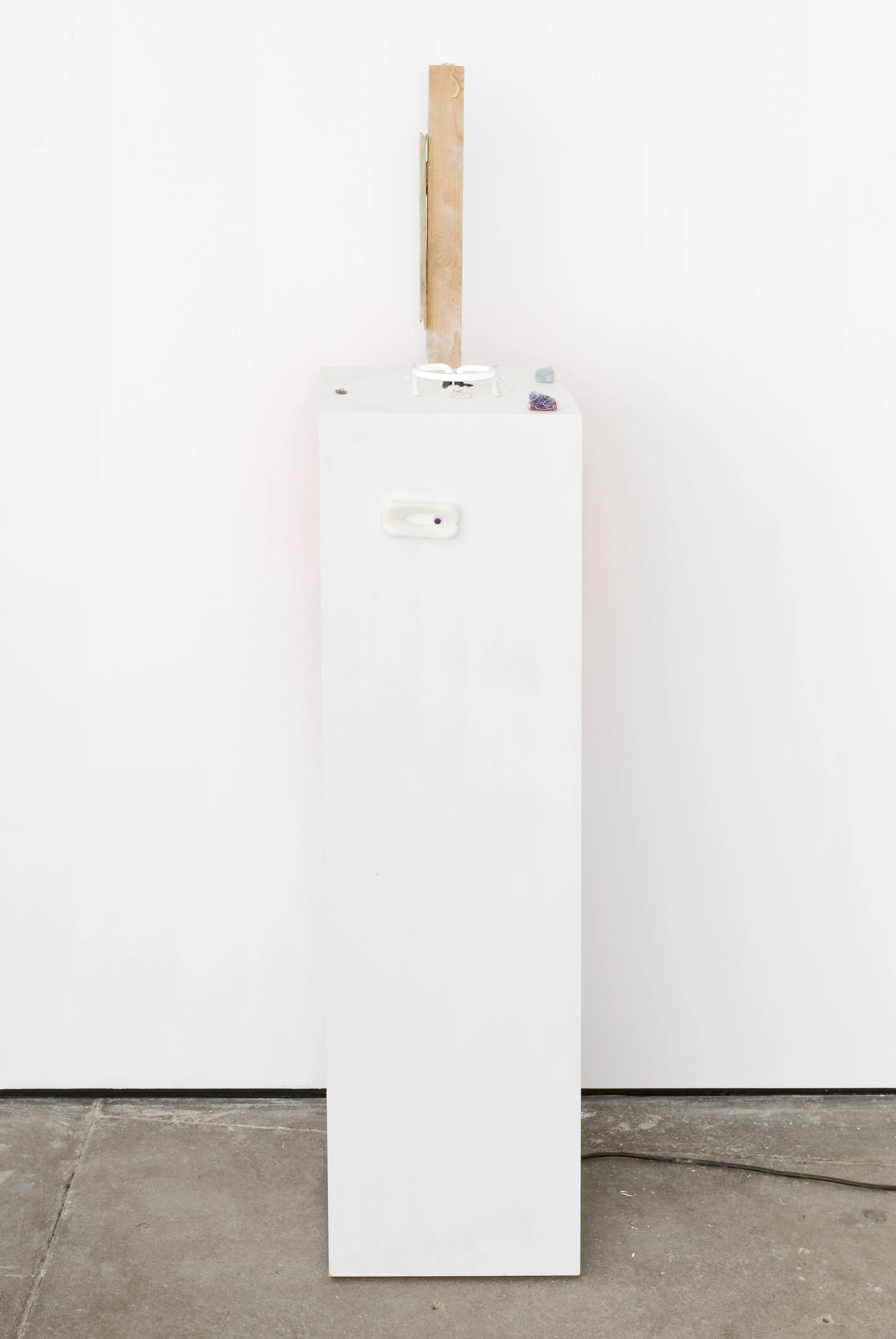 Rebecca Warren All that Heaven Allows 2007 MDF Plinth with Mixed Media 160 x 30 x 30 cm